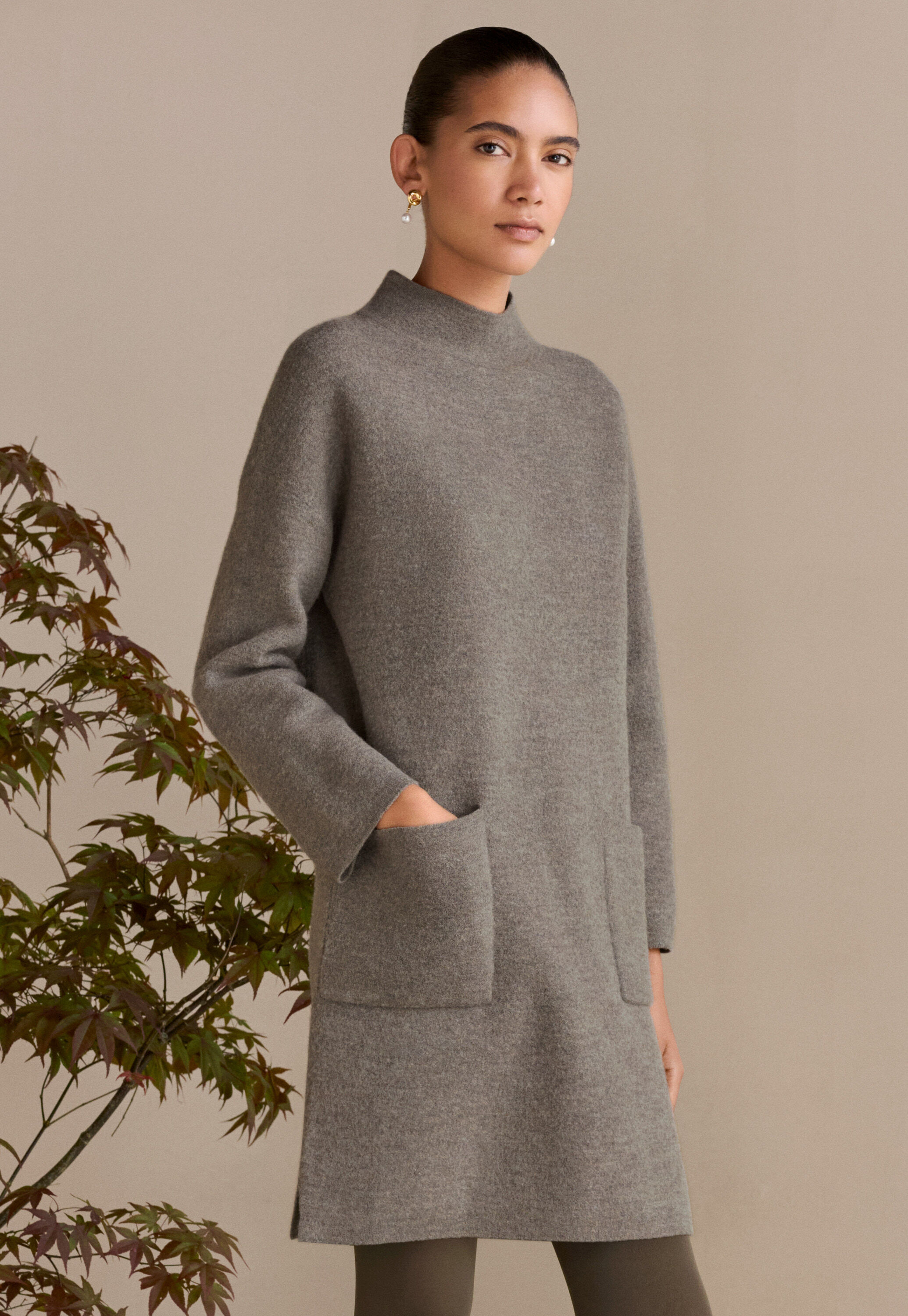Patch-pocket dress