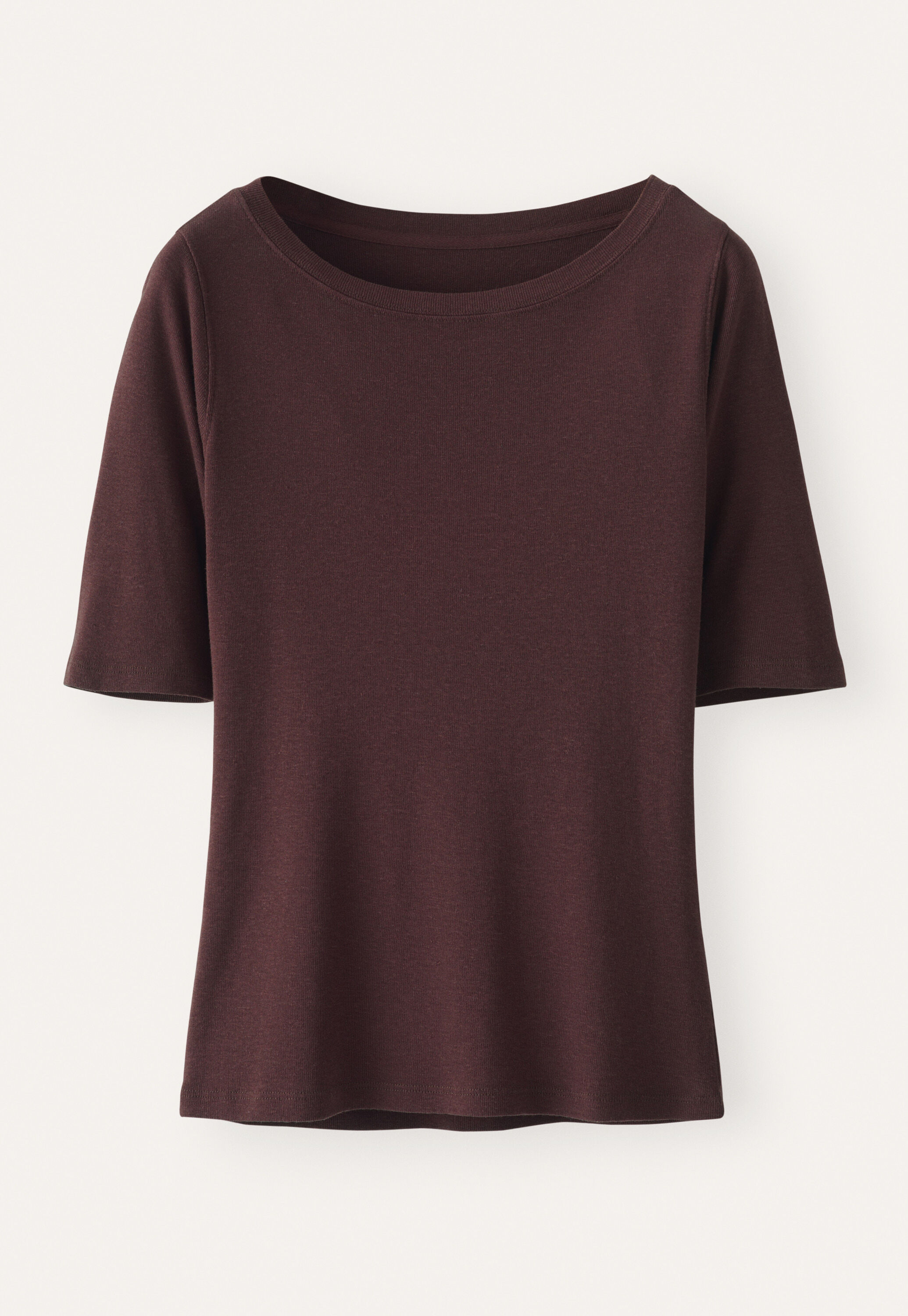 Ribbed jersey top