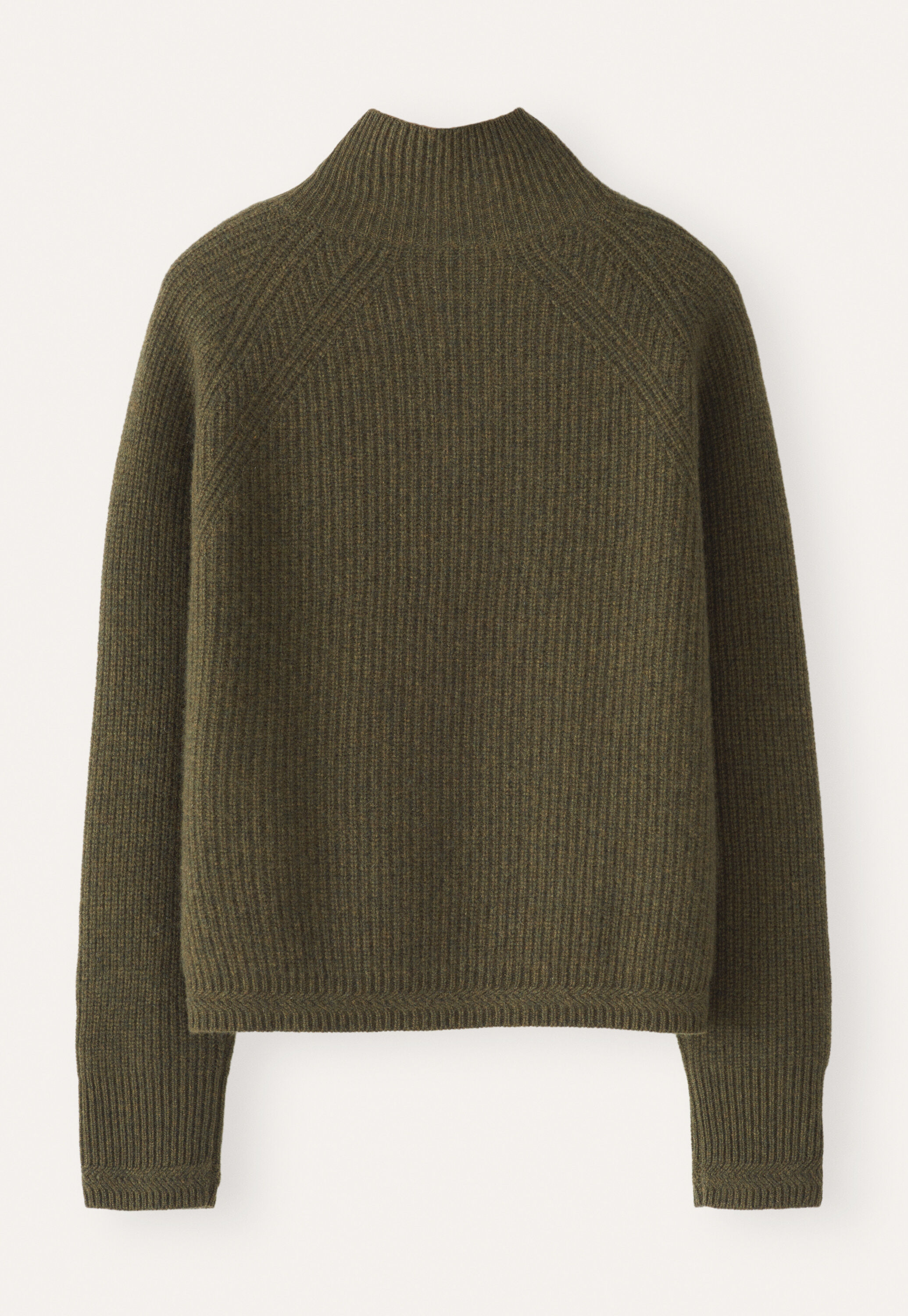 Zip-front sweater