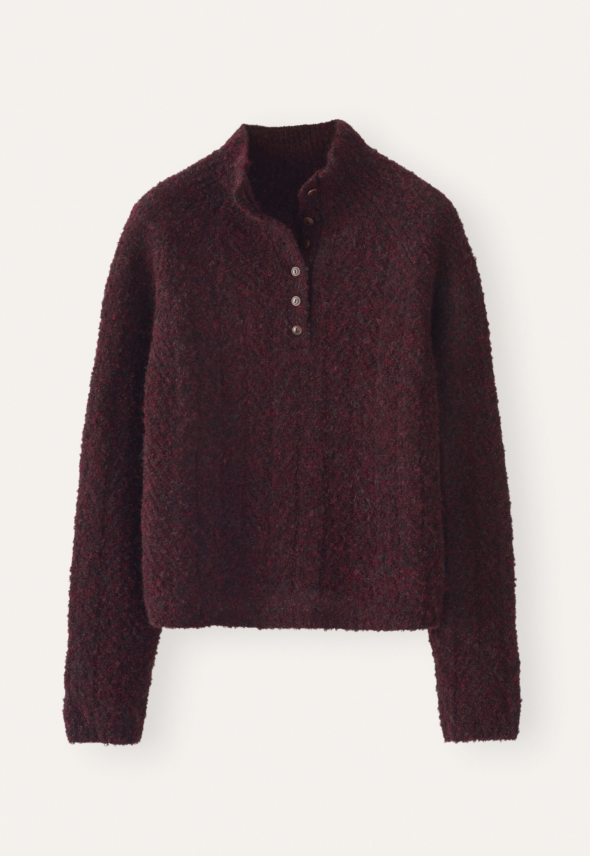 Button-neck sweater