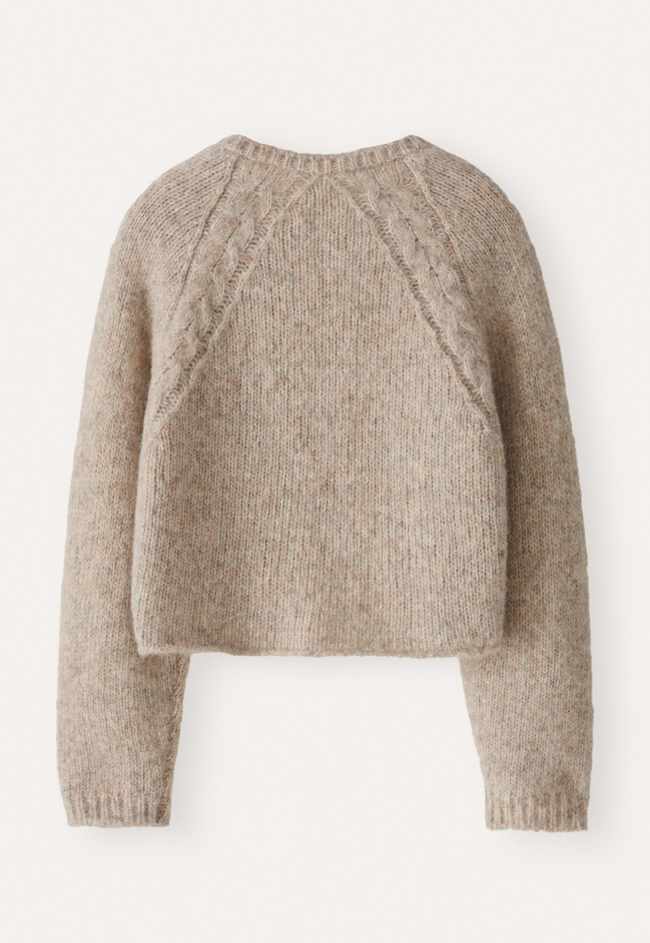 Cable-stitch cardigan