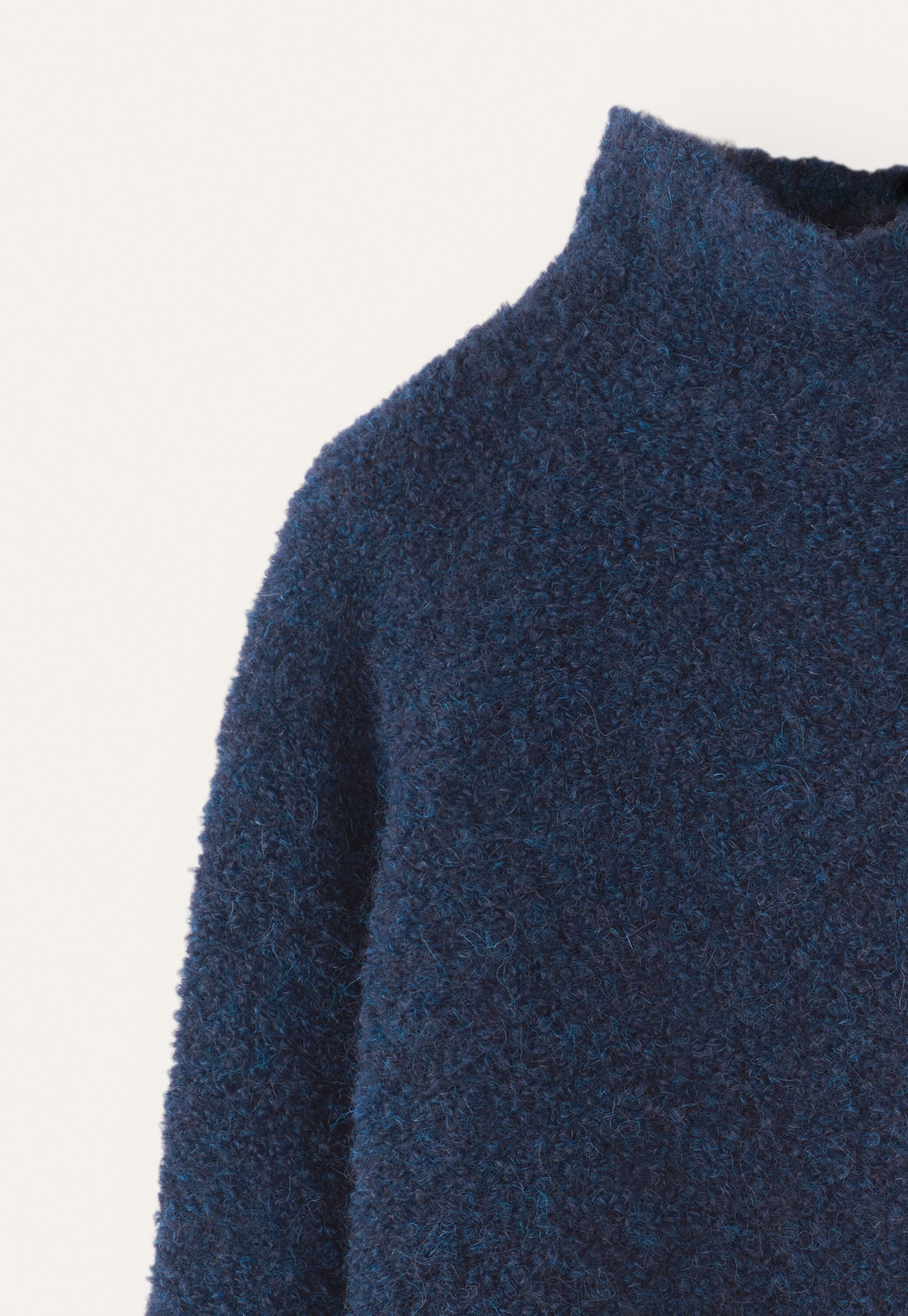 Funnel-neck sweater