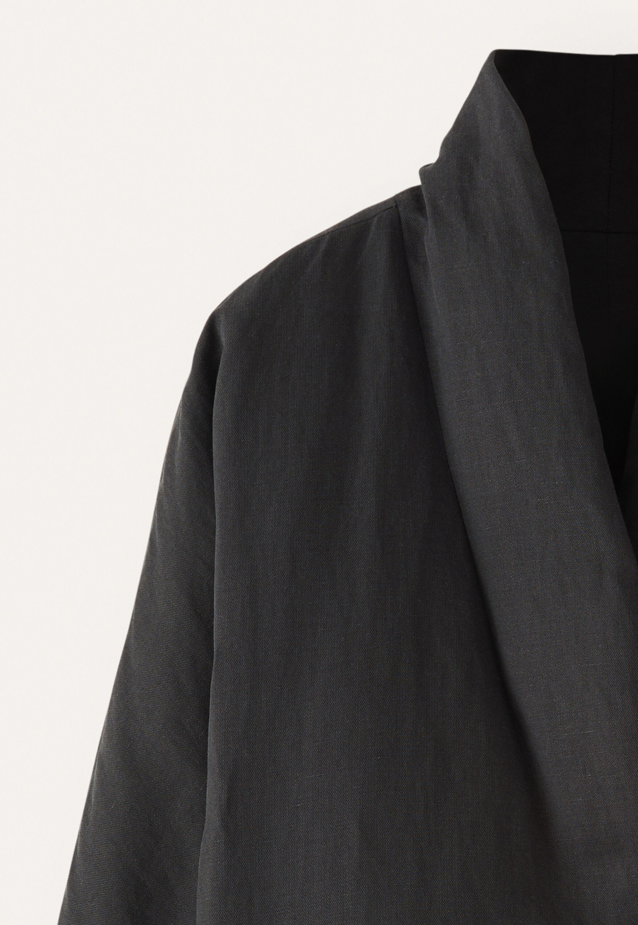 Shawl collar padded coat