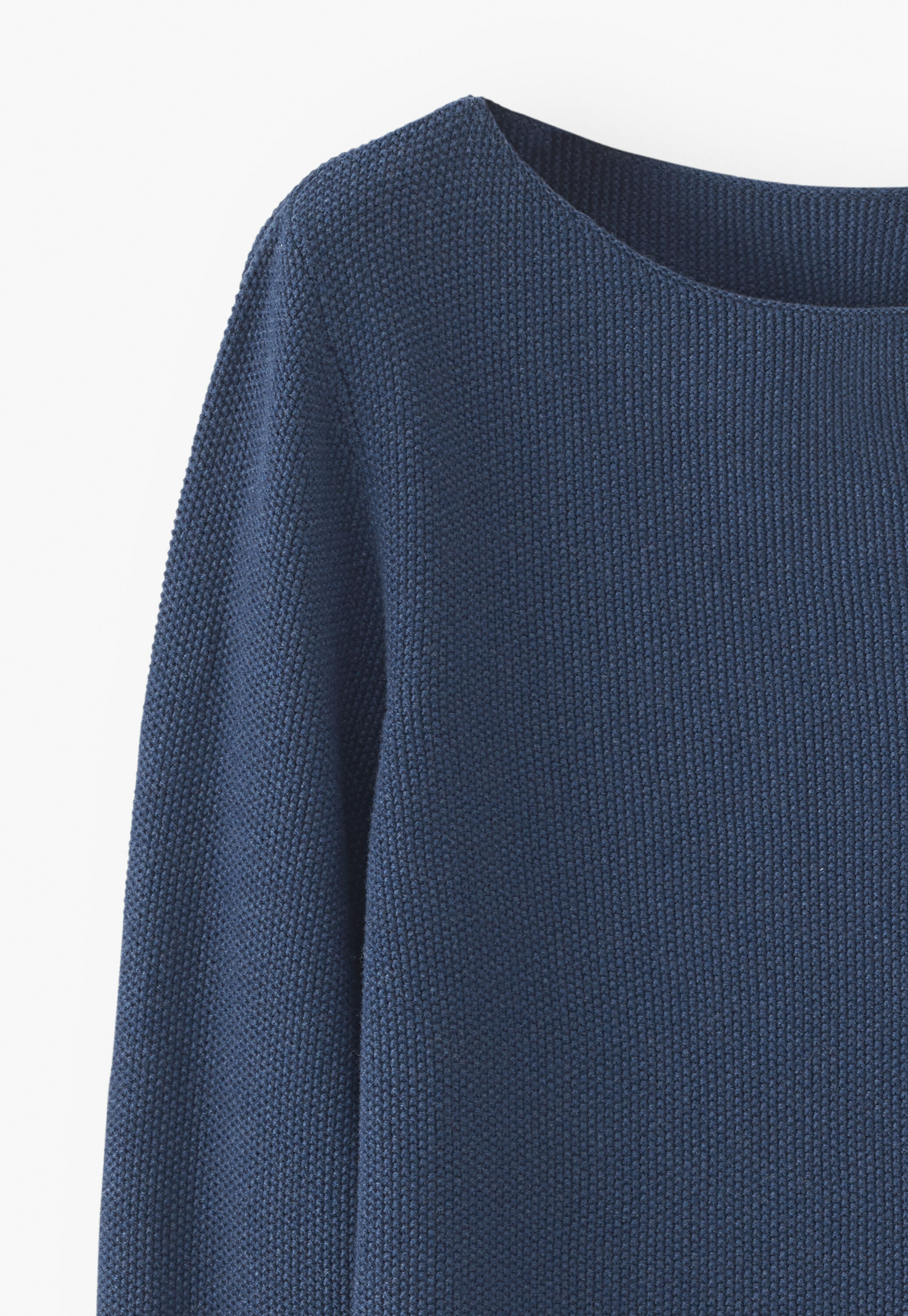 Boat-neck sweater