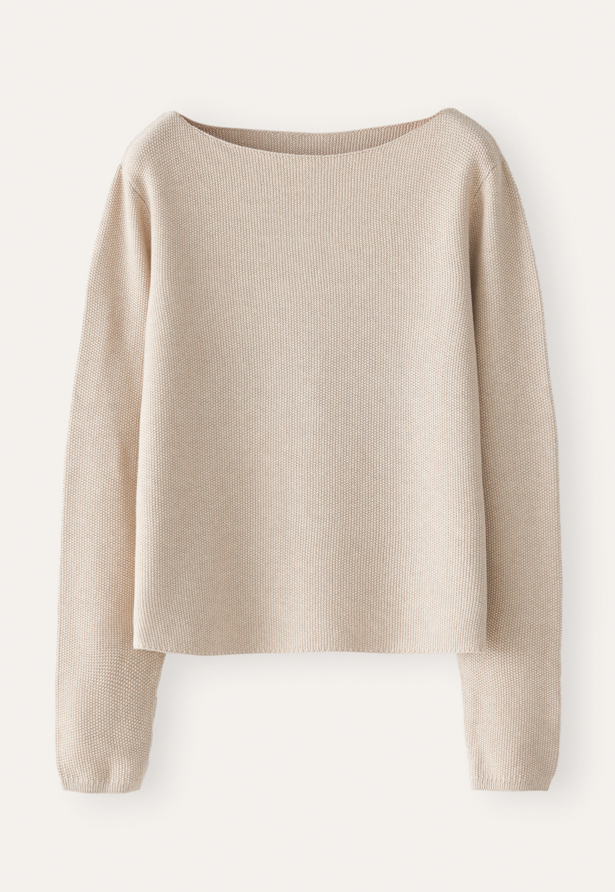 Boat-neck sweater