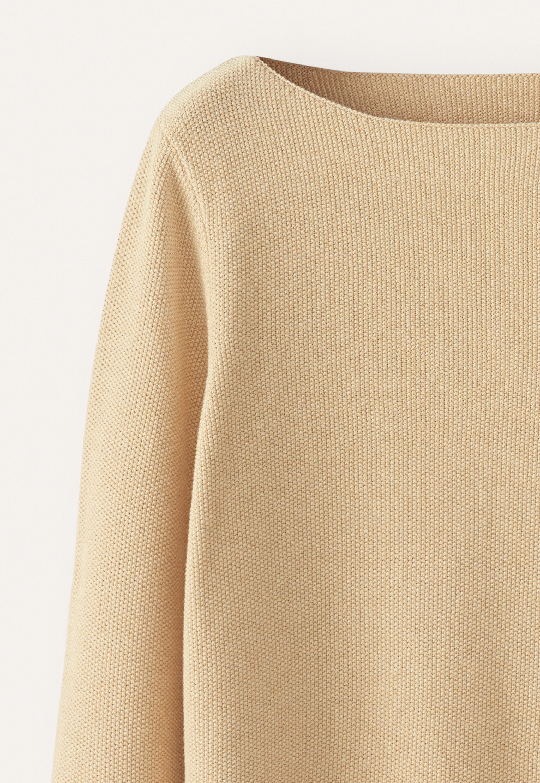 Boat-neck sweater