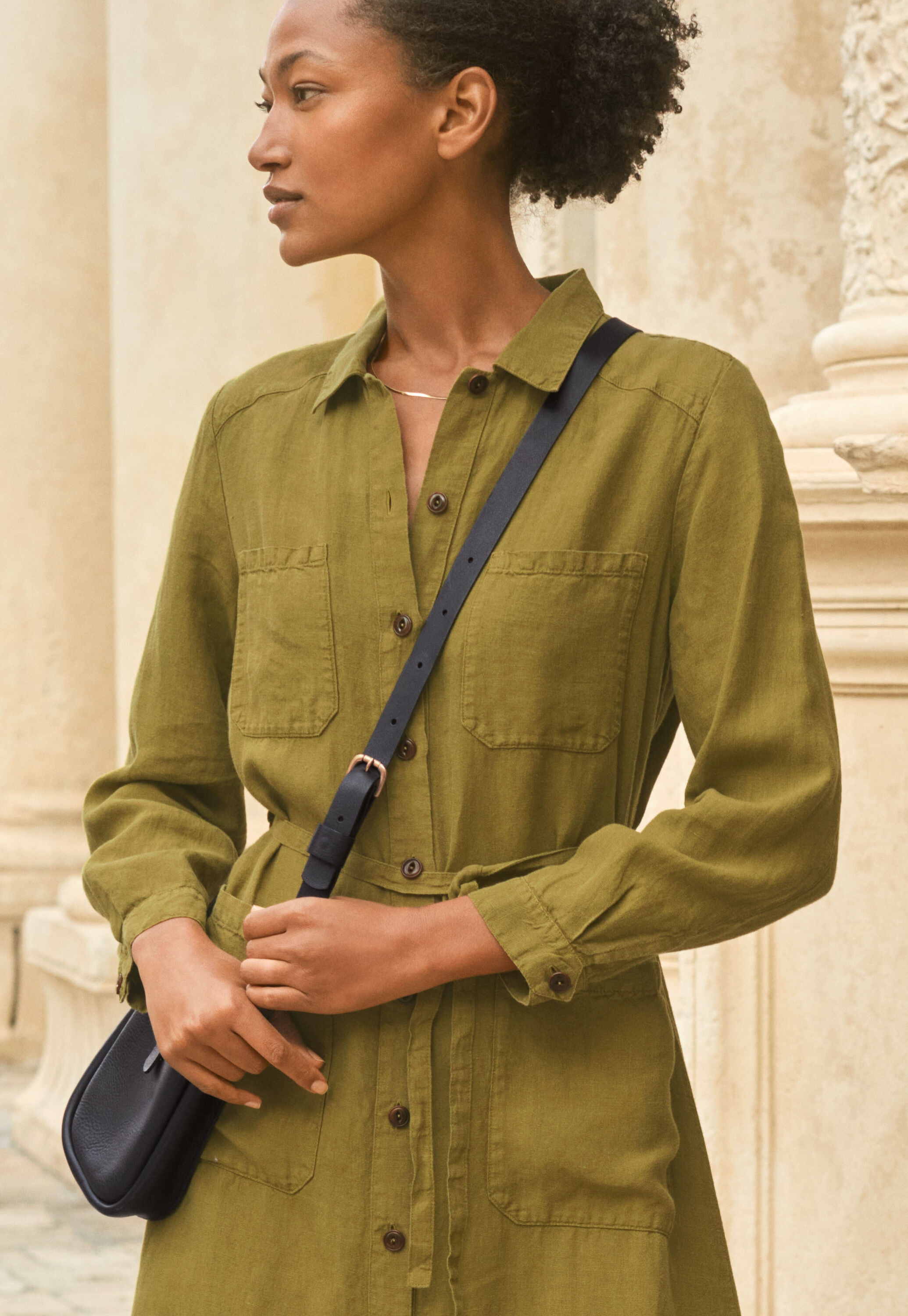 Pocket-detail dress