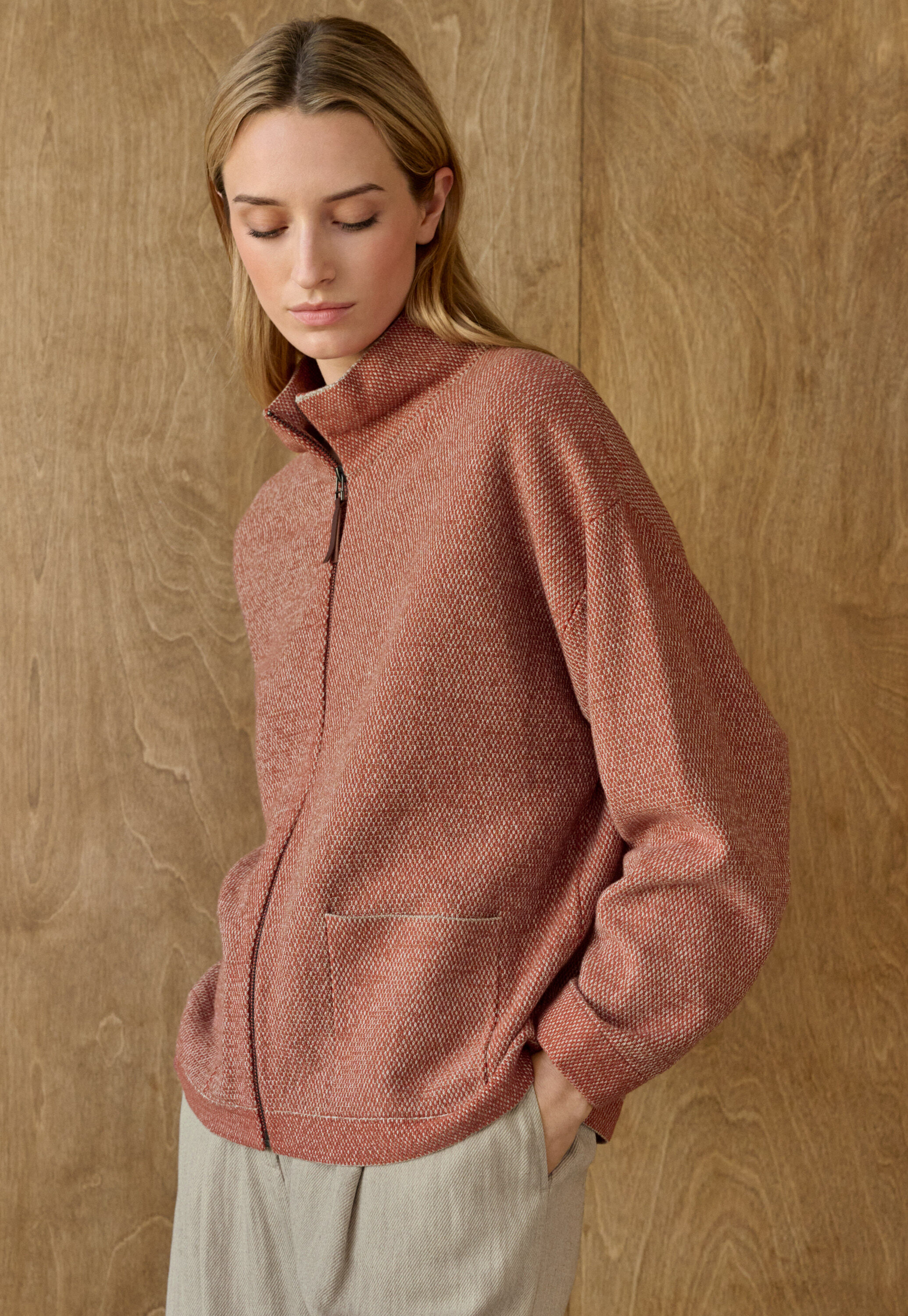 Zip-front jacket