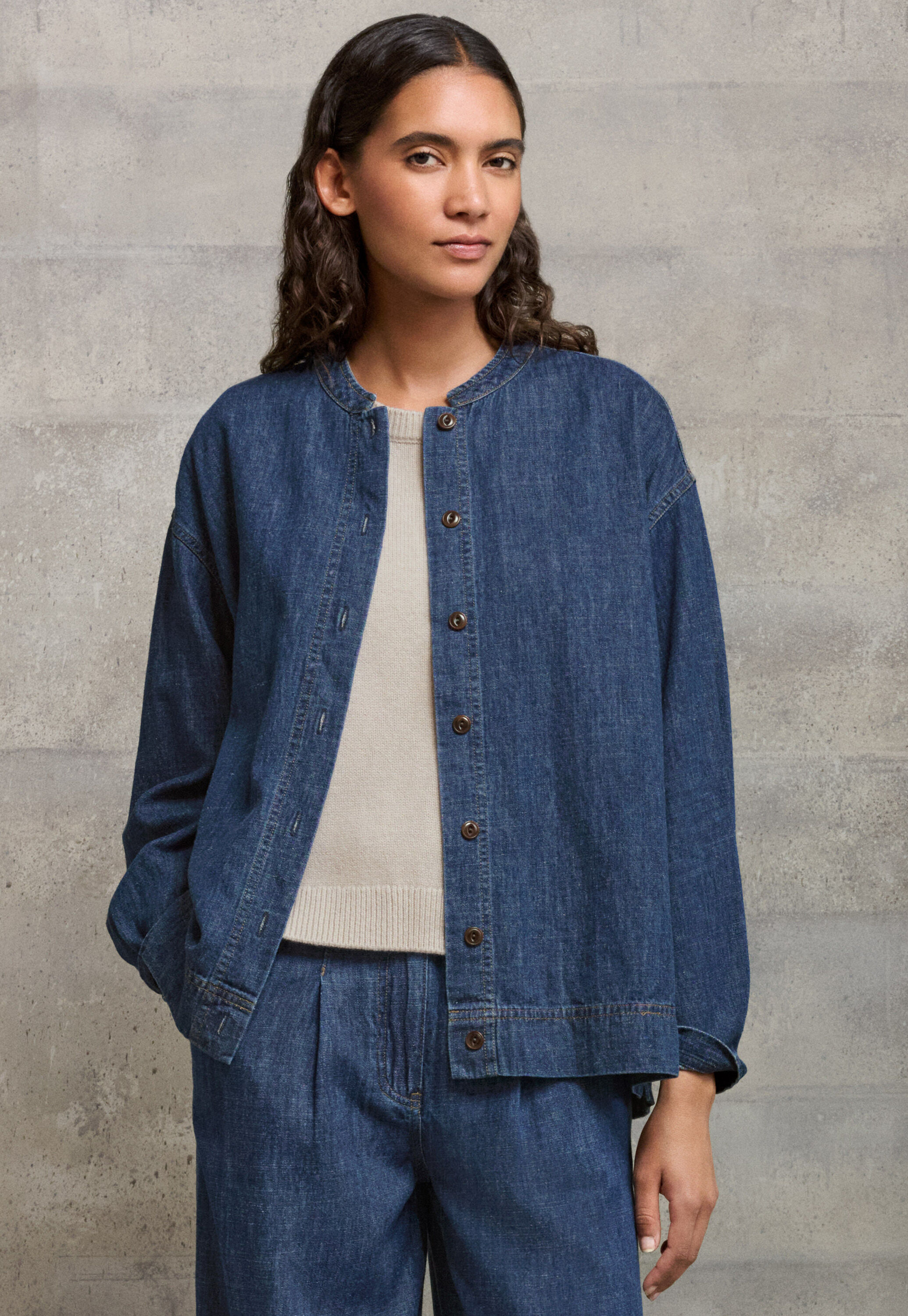 Indigo overshirt