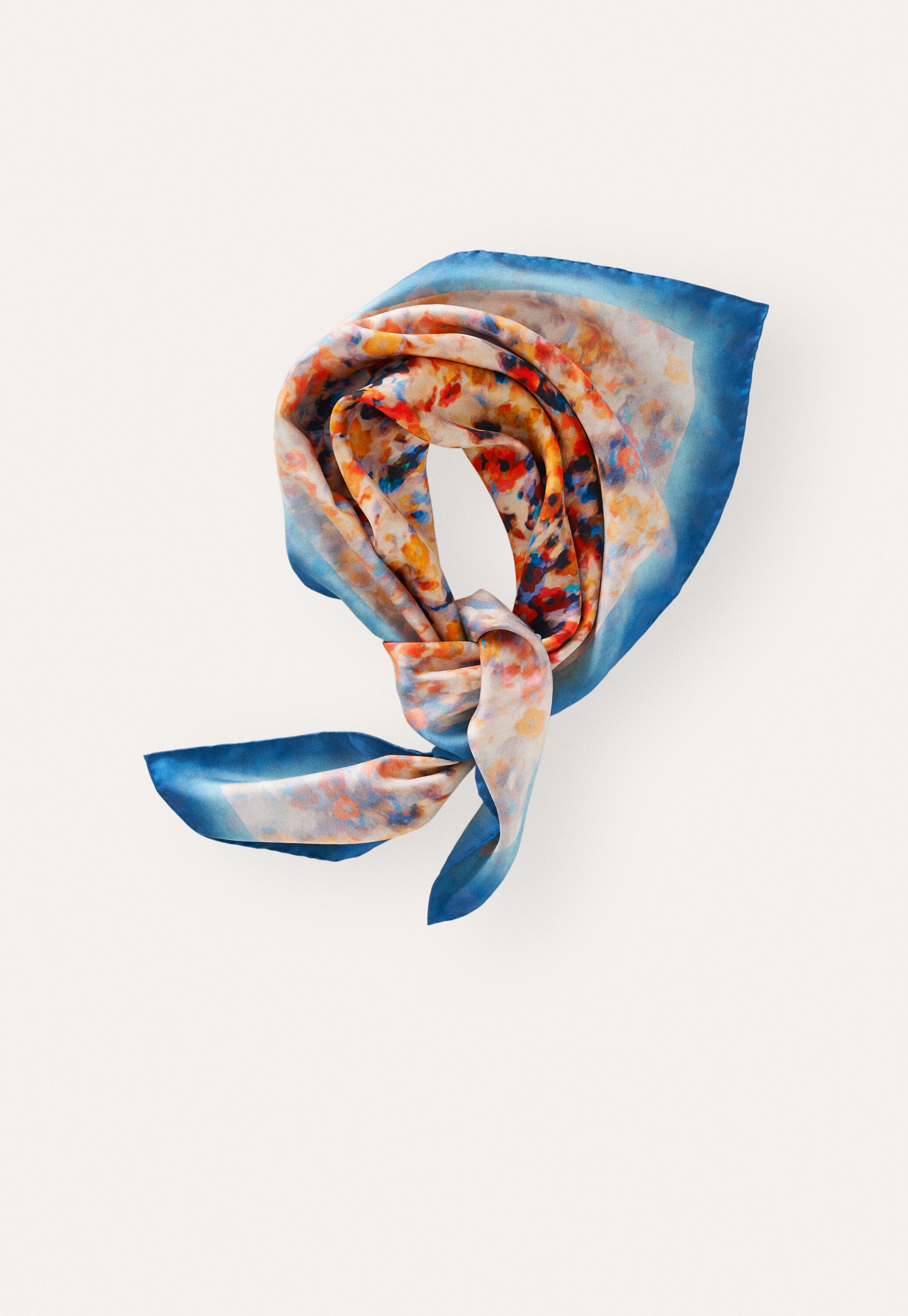 Large printed scarf