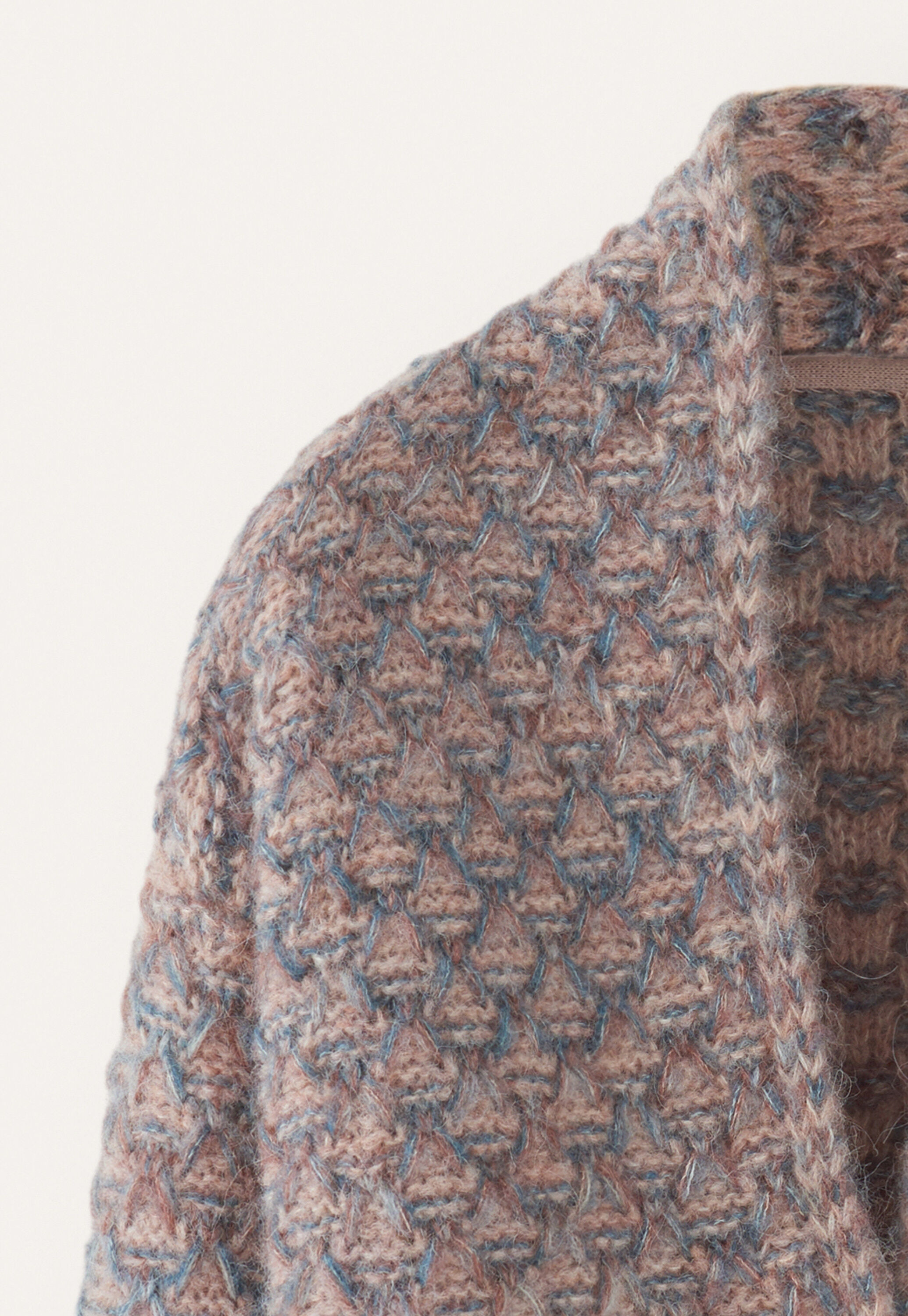 Slip-stitch cardigan