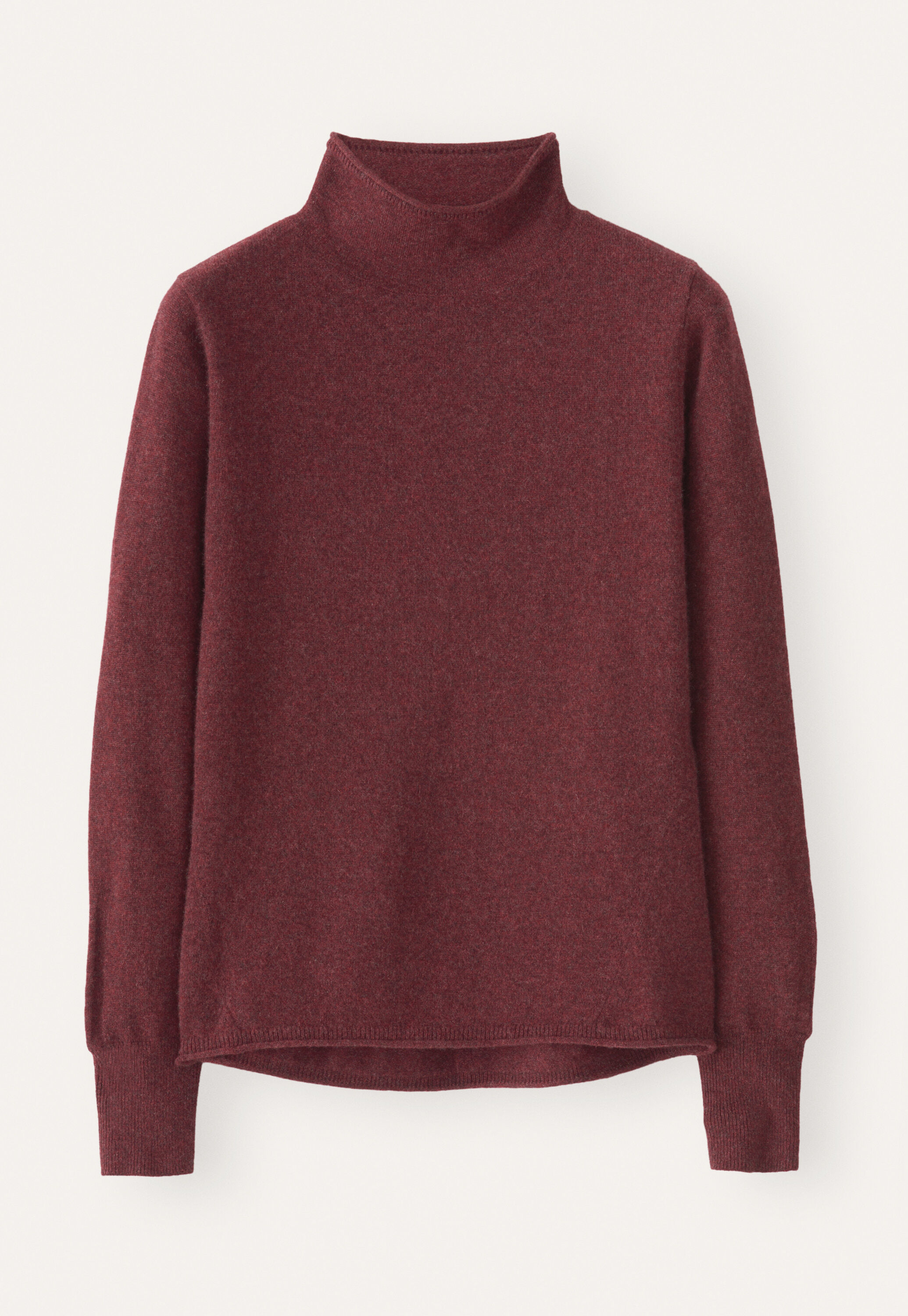 Slim funnel-neck sweater
