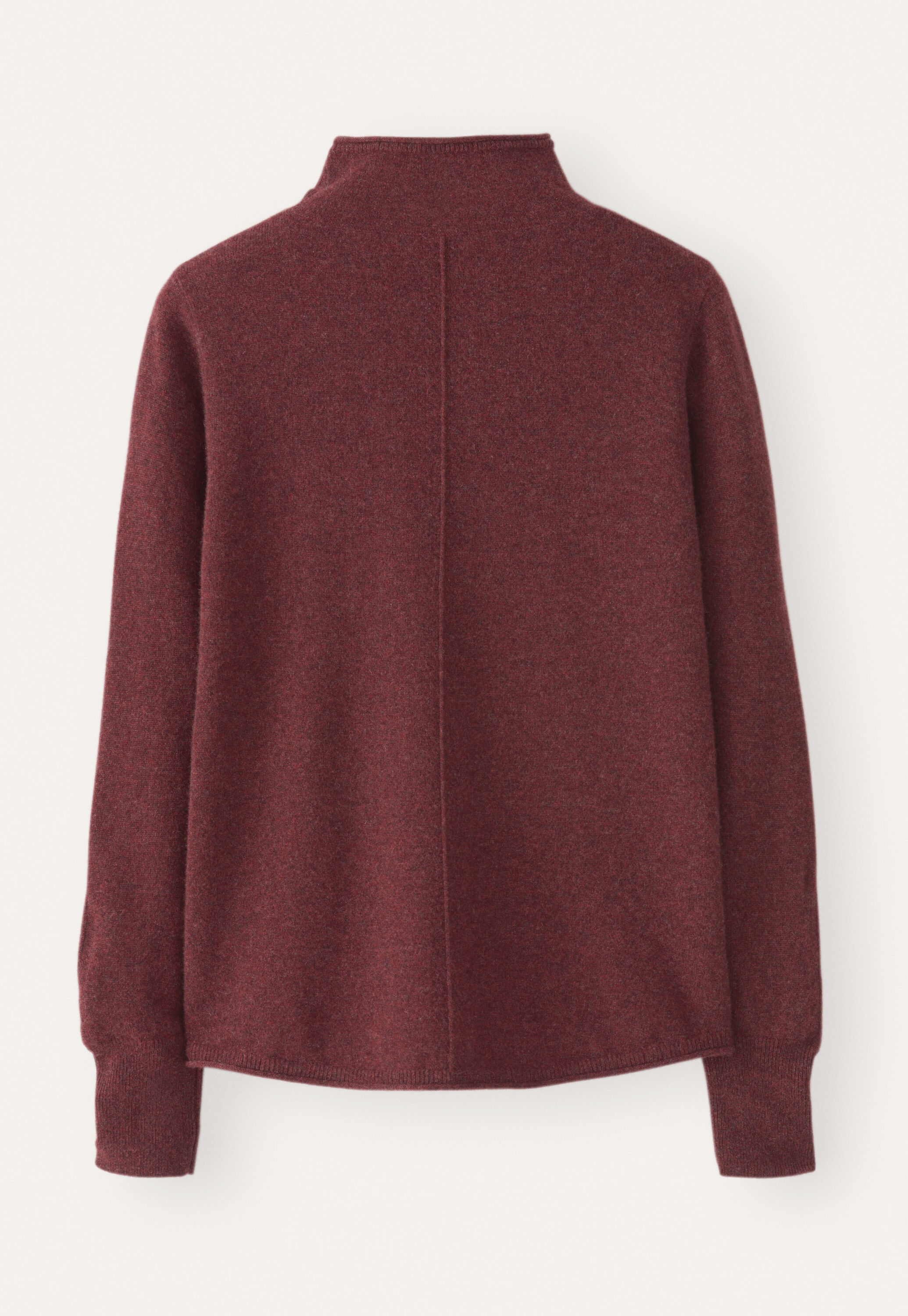 Slim funnel-neck sweater