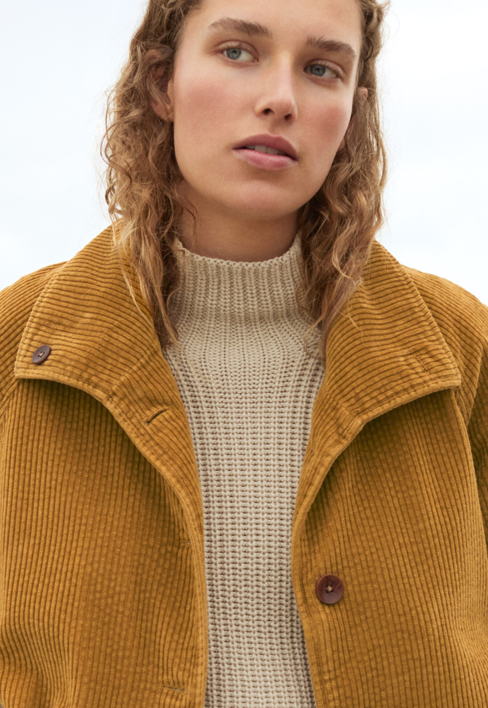 Funnel-neck sweater