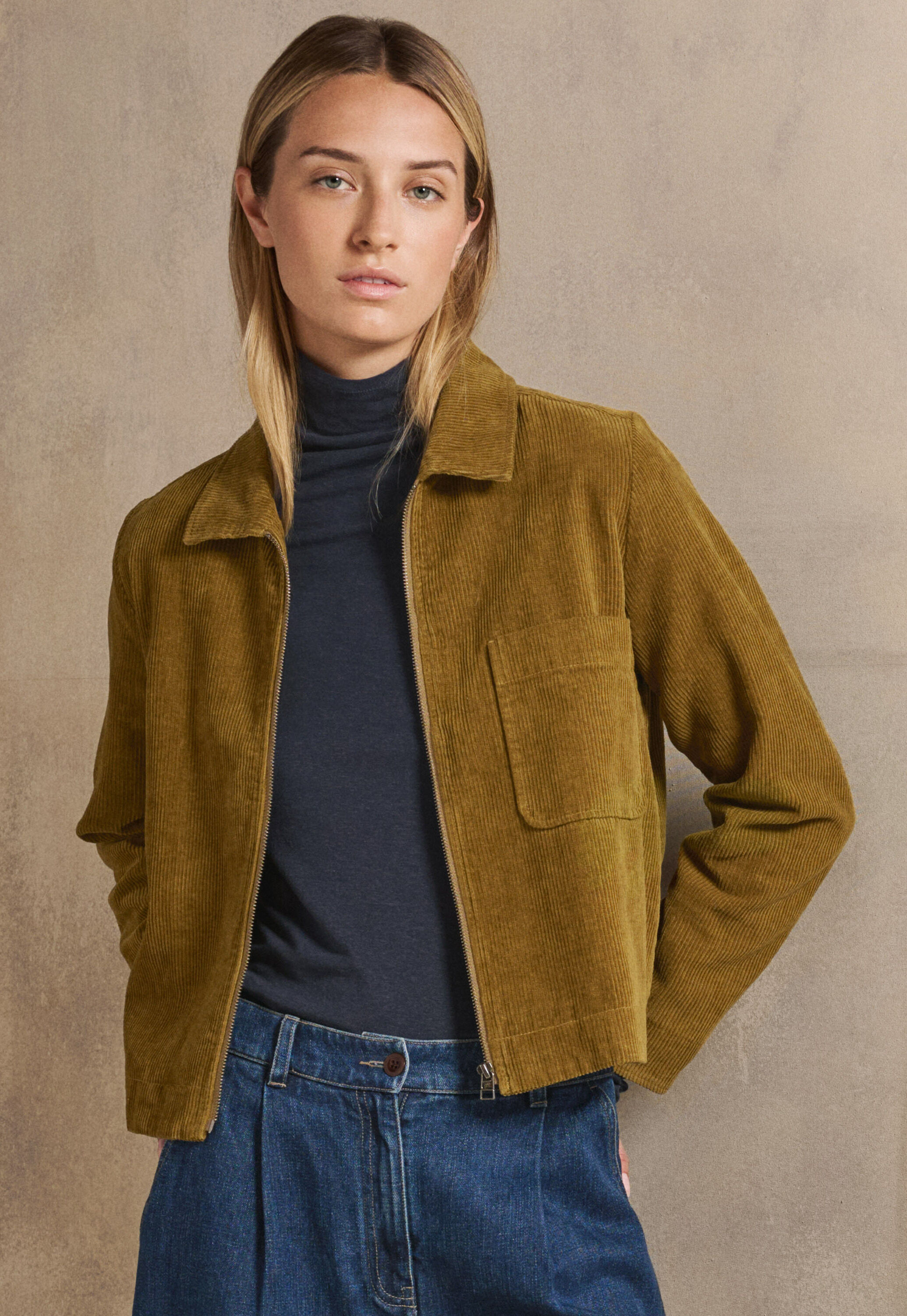 Zip-front jacket