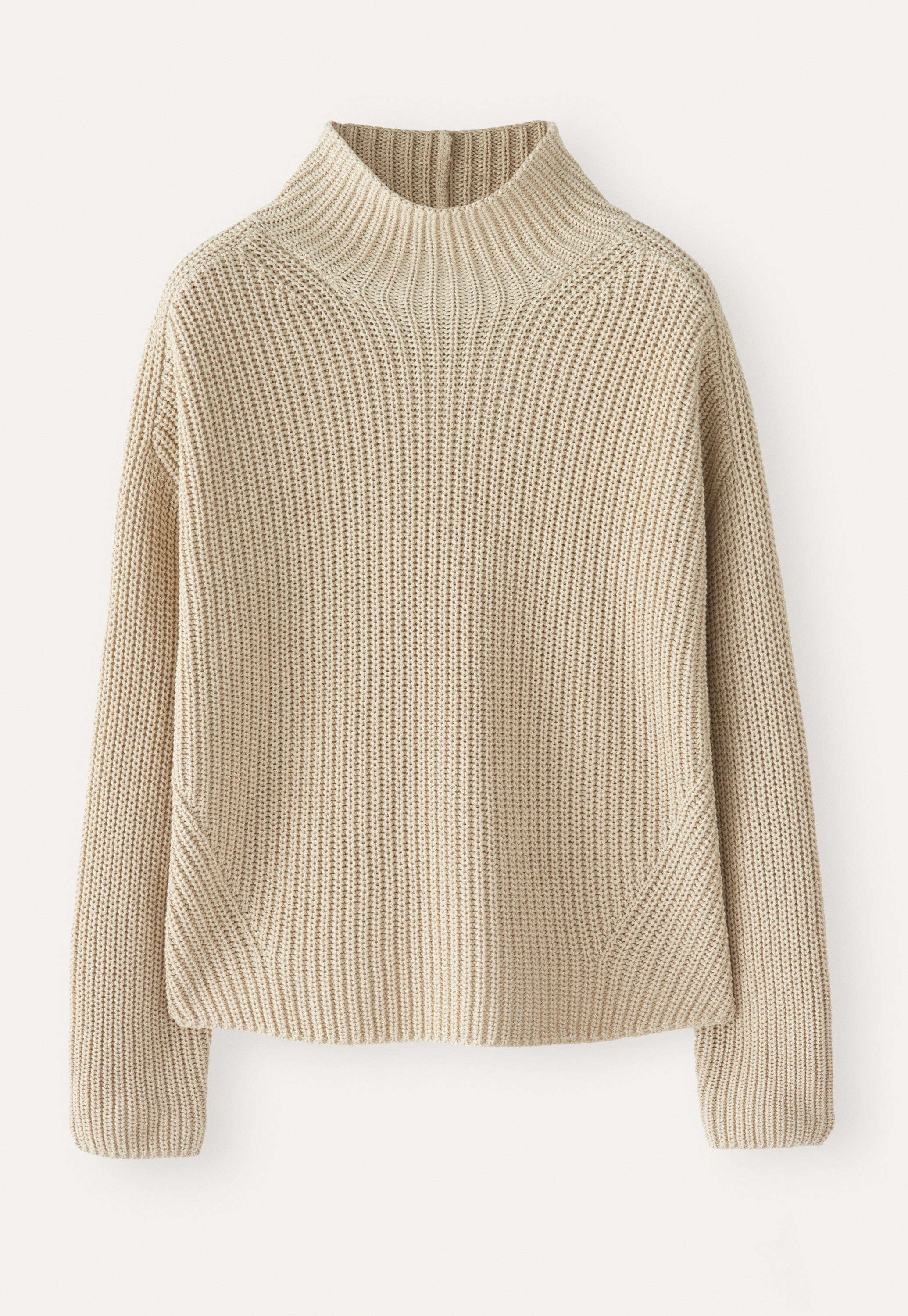 Funnel-neck sweater