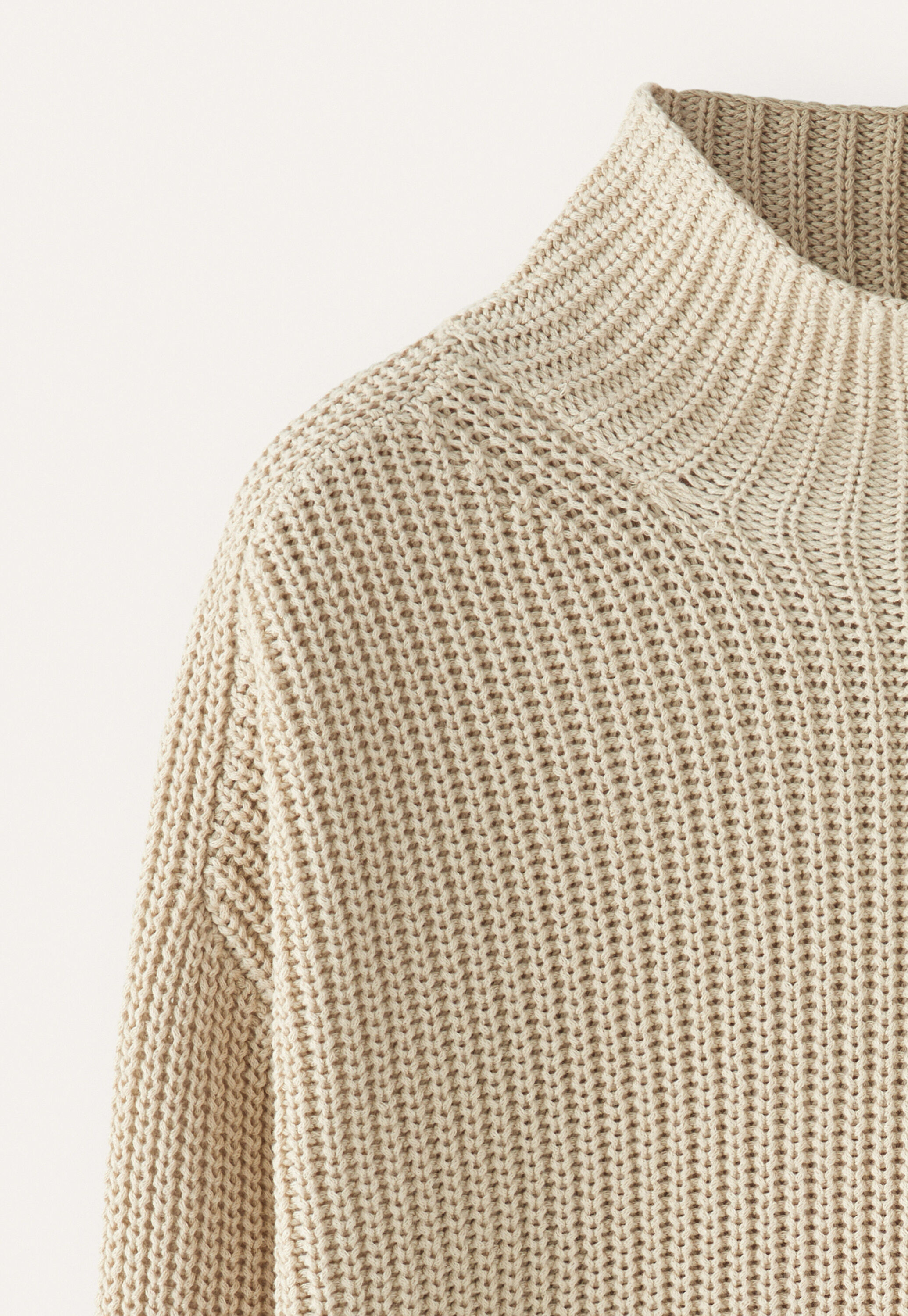 Funnel-neck sweater