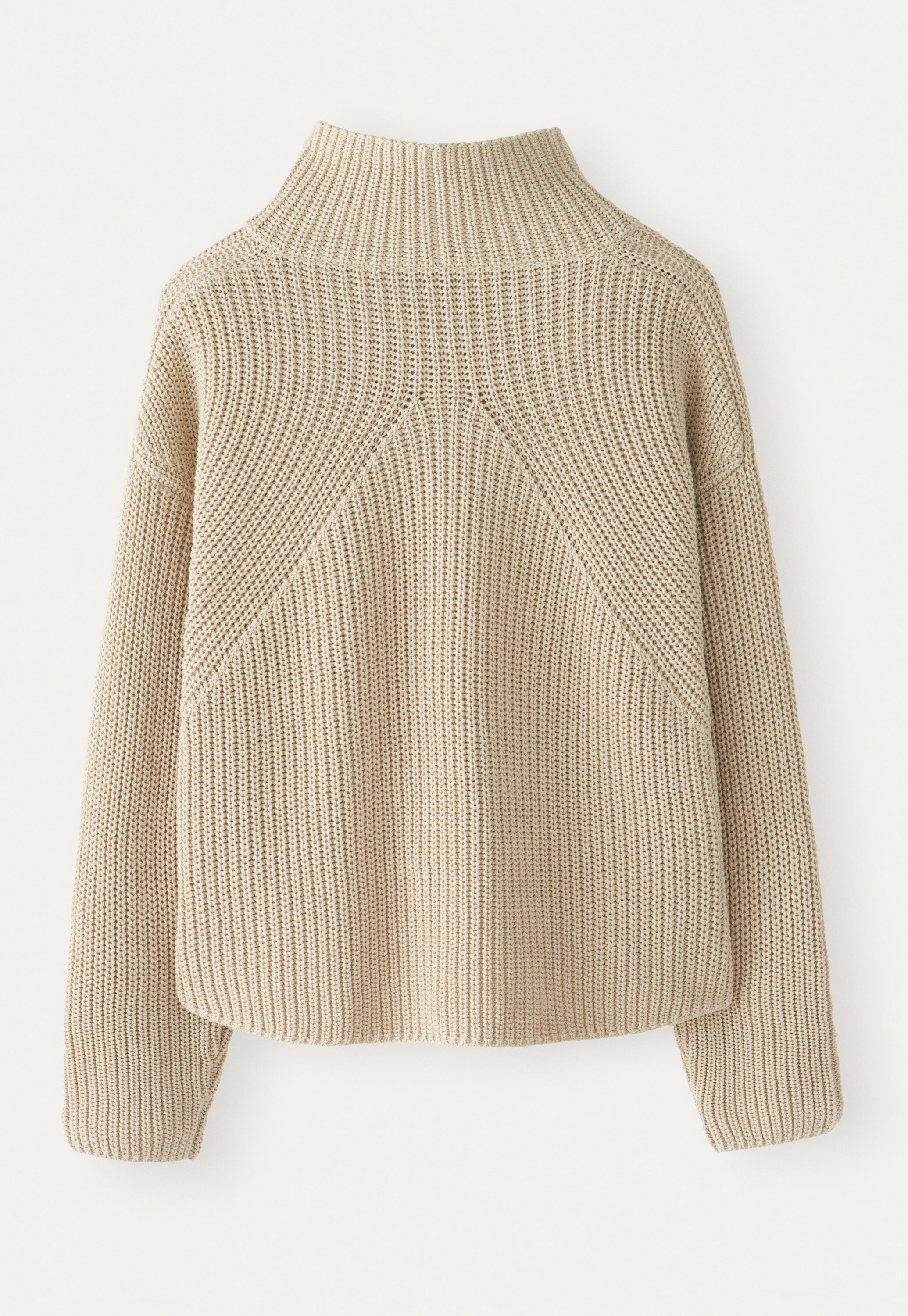 Funnel-neck sweater