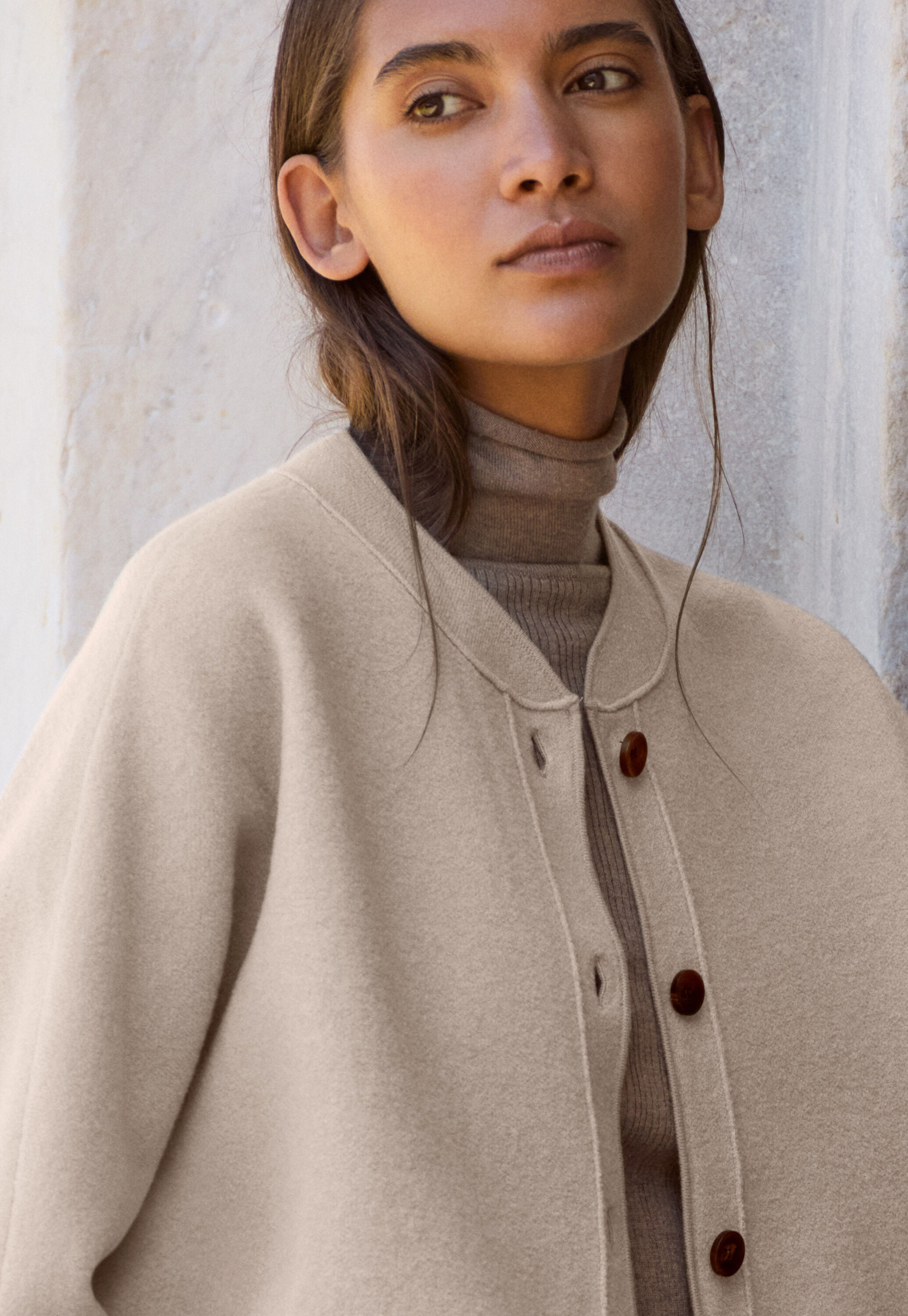 Plaited boiled jacket