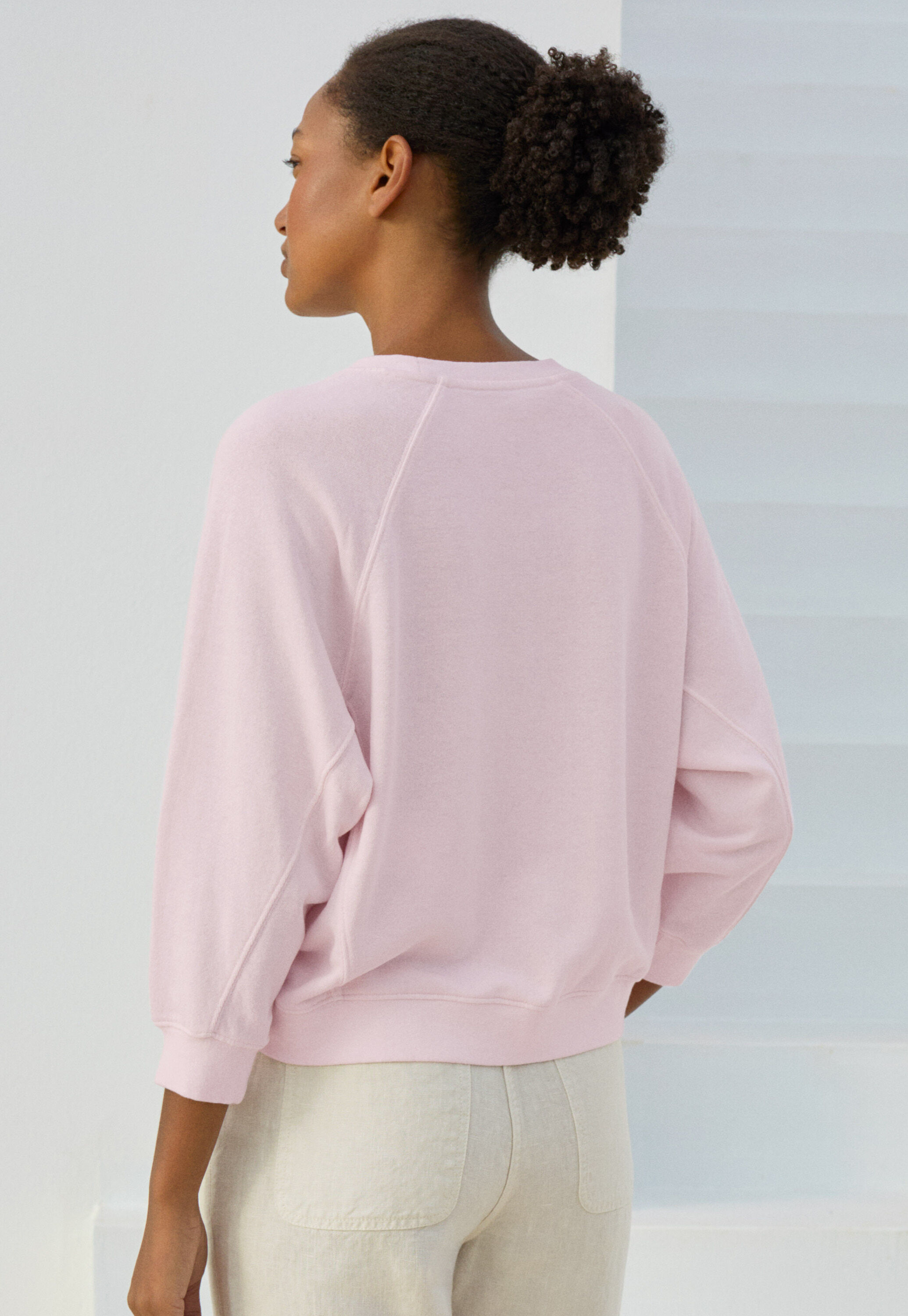 Raglan-sleeve top