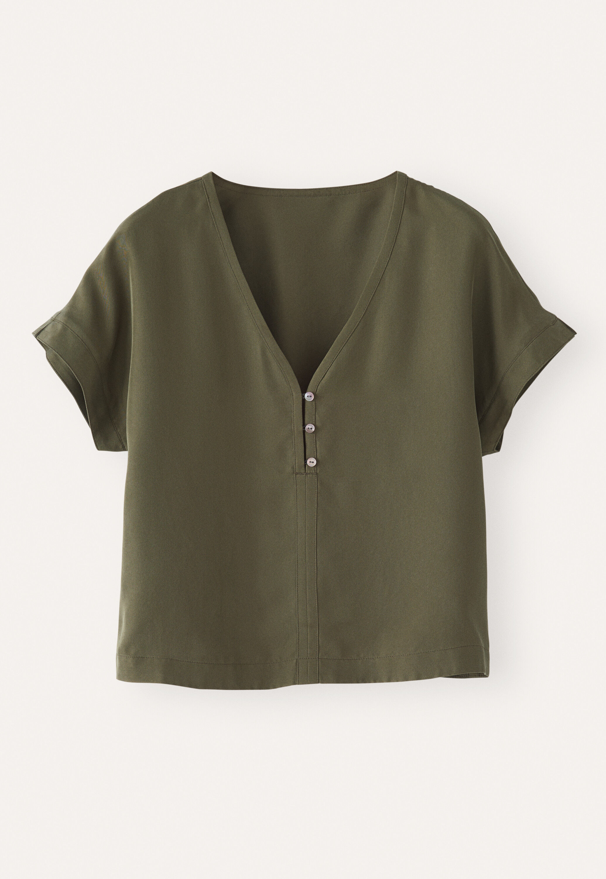 V-neck top