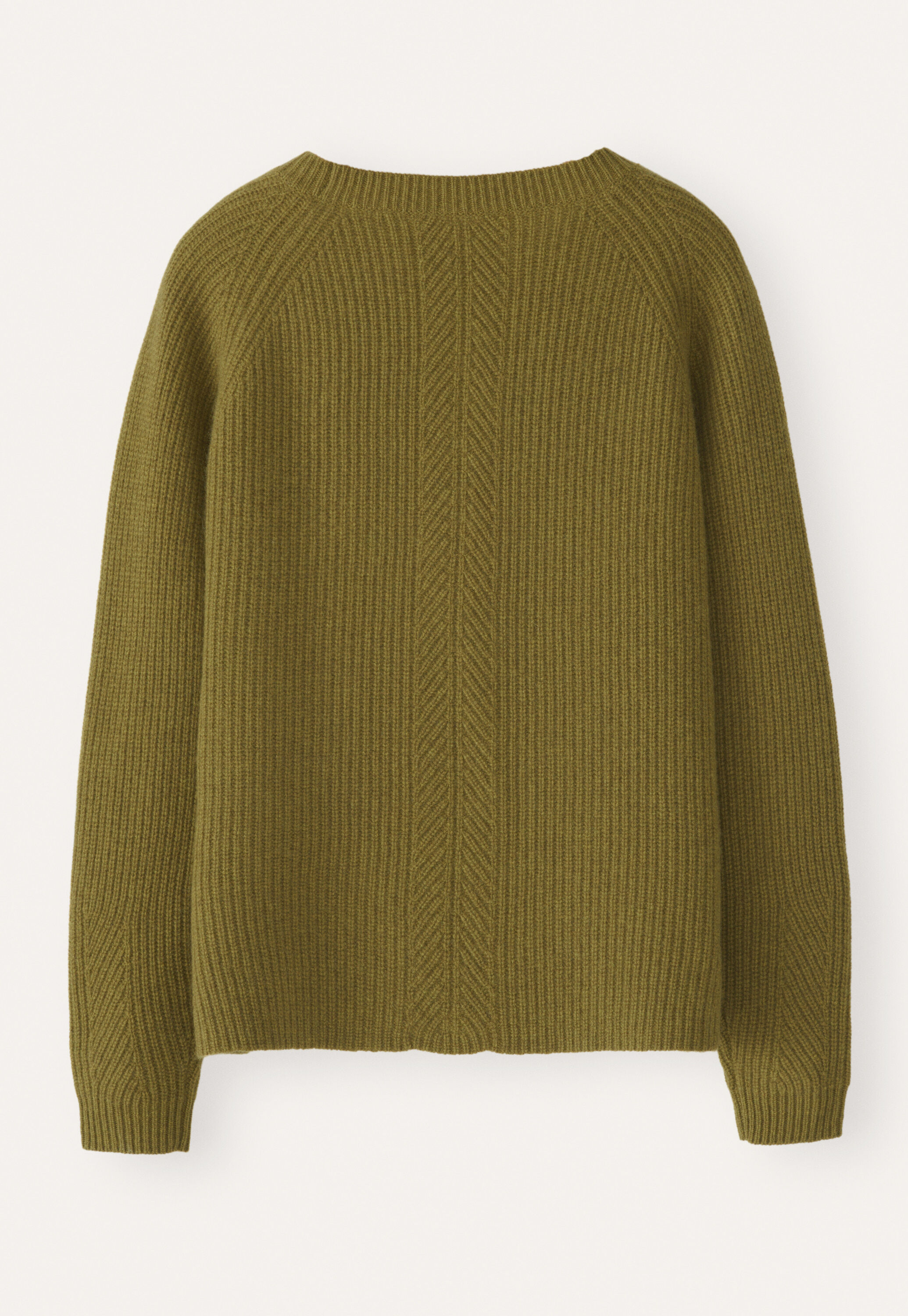 Ribbed crew-neck sweater