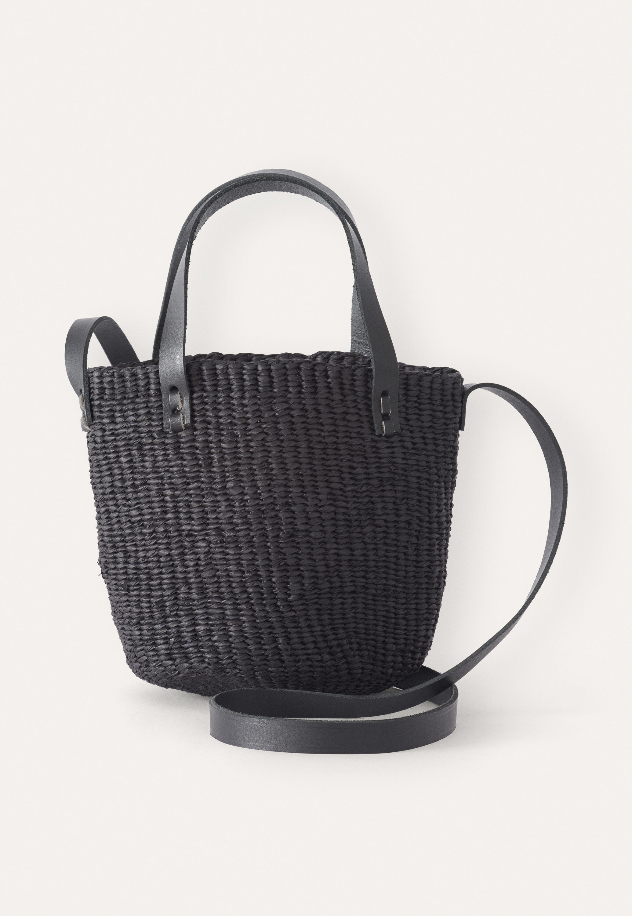Woven cross-body bag