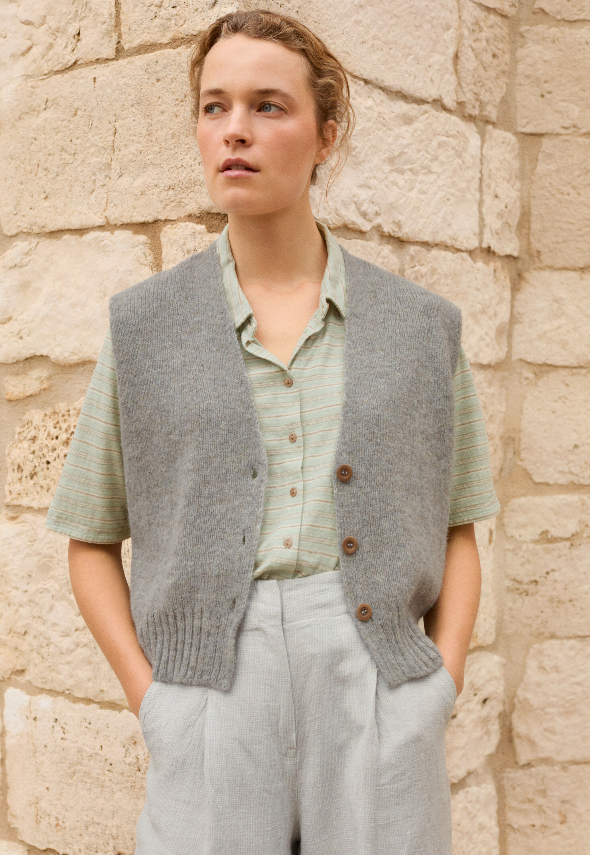 Round-neck sweater