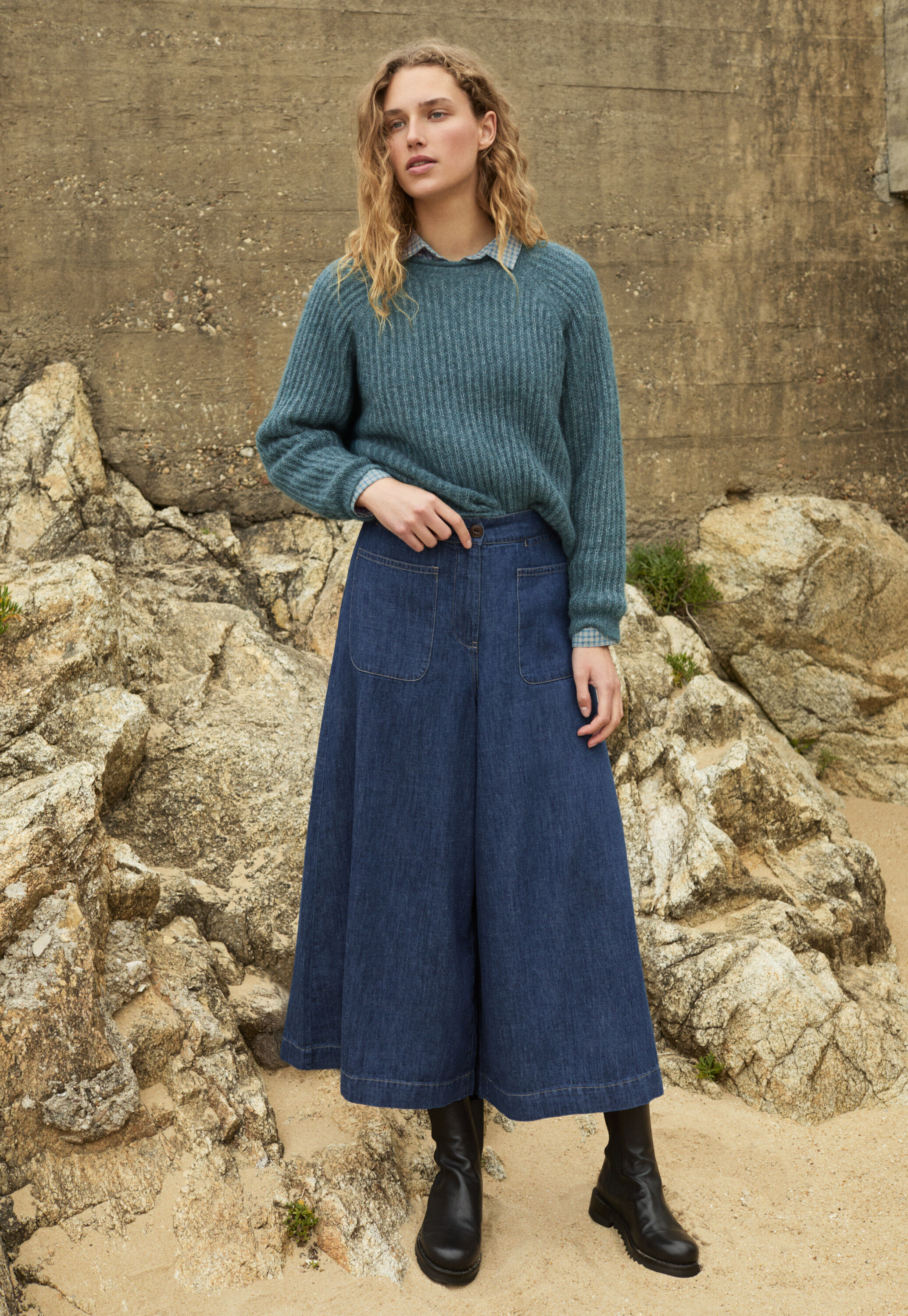 Button-through dress