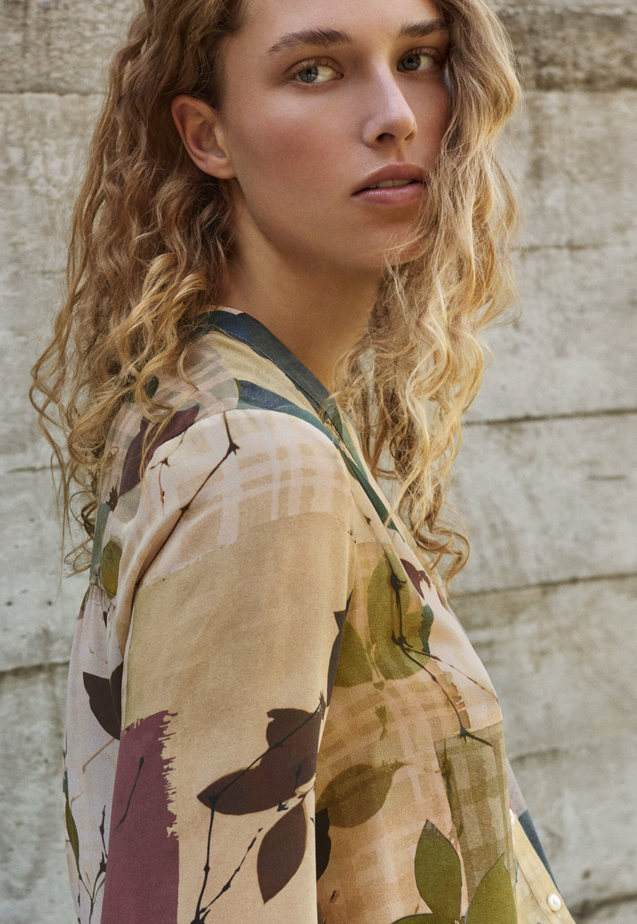 Patch pocket blouse