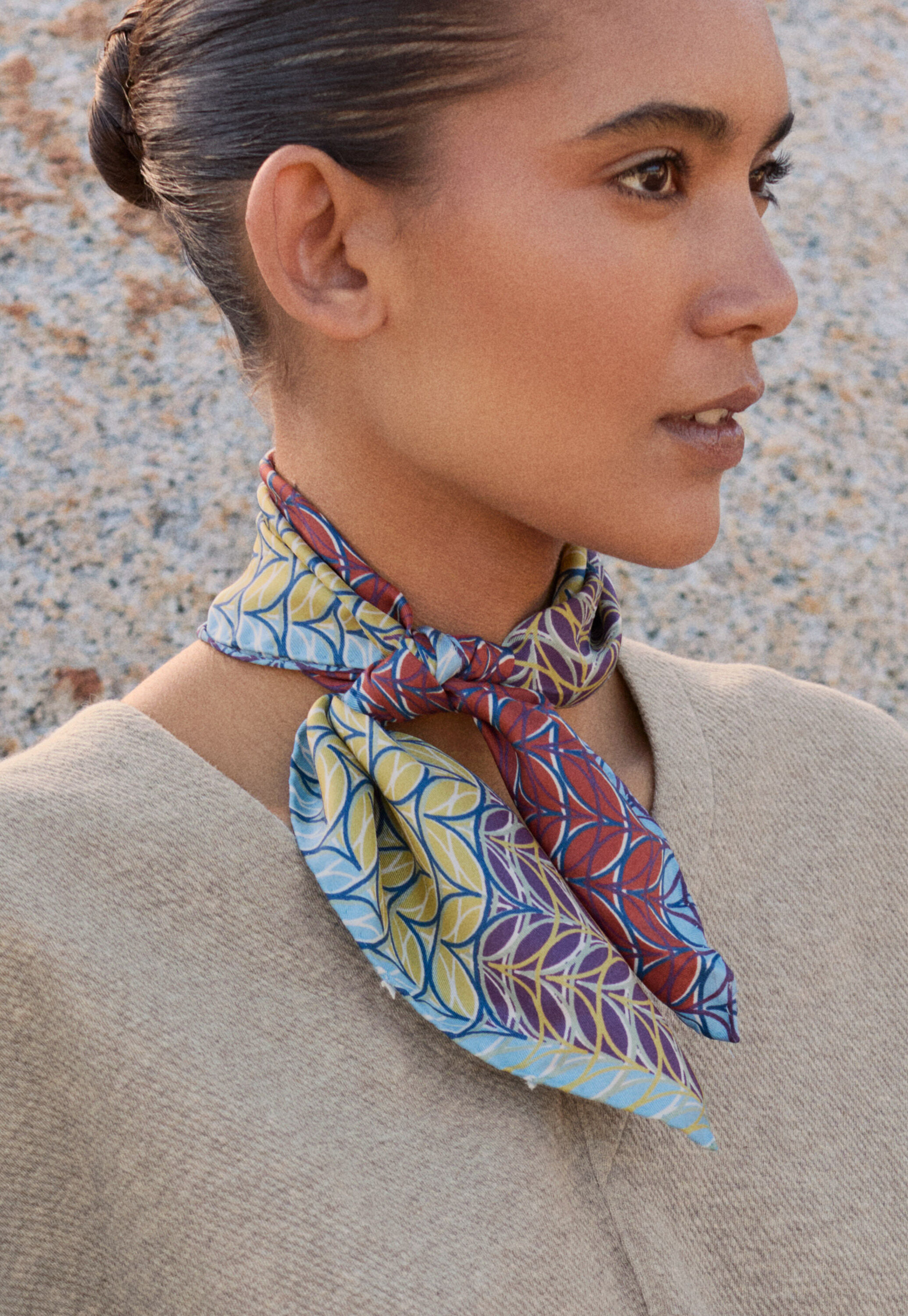 Patch pocket blouse