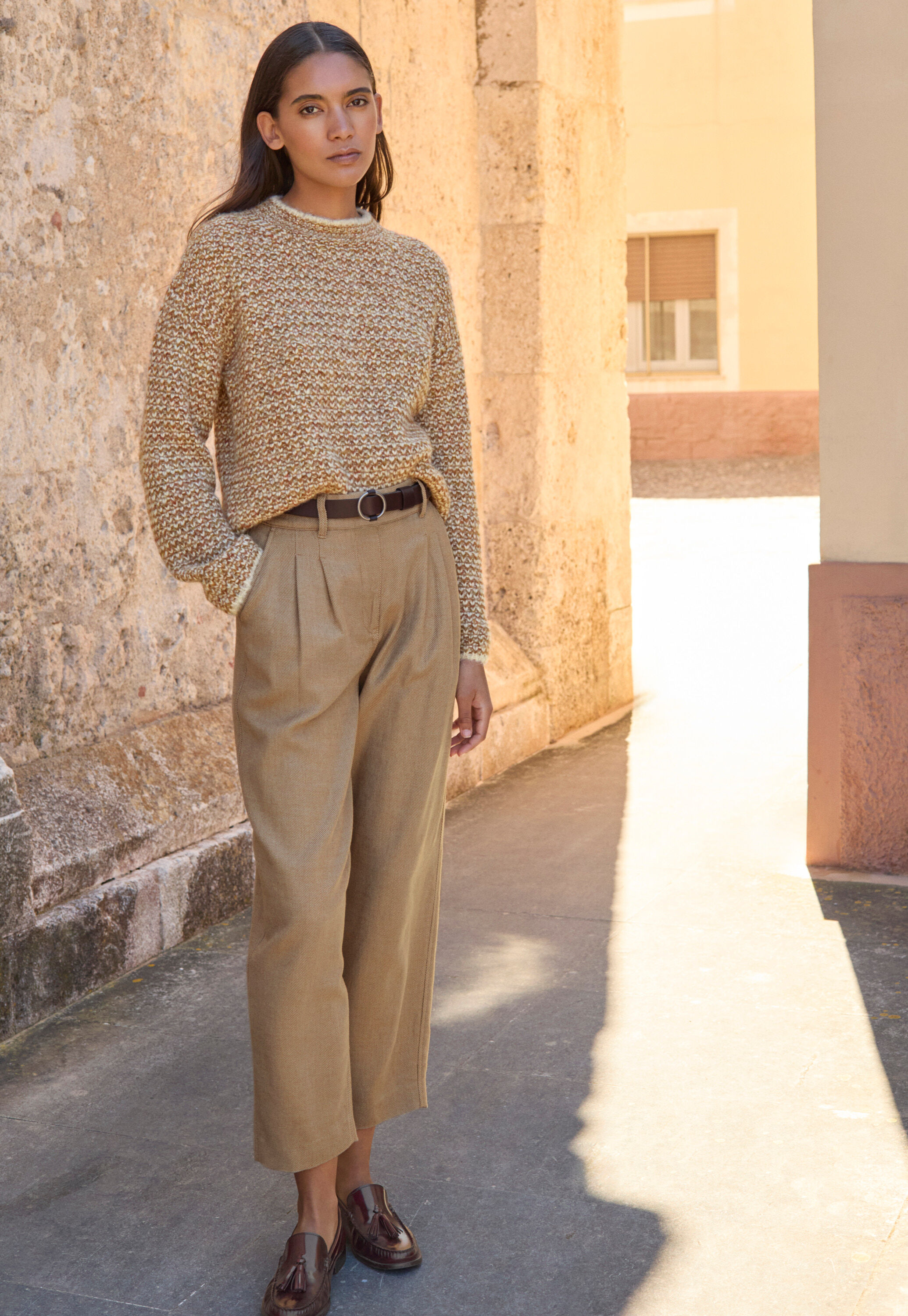 Tapered trousers