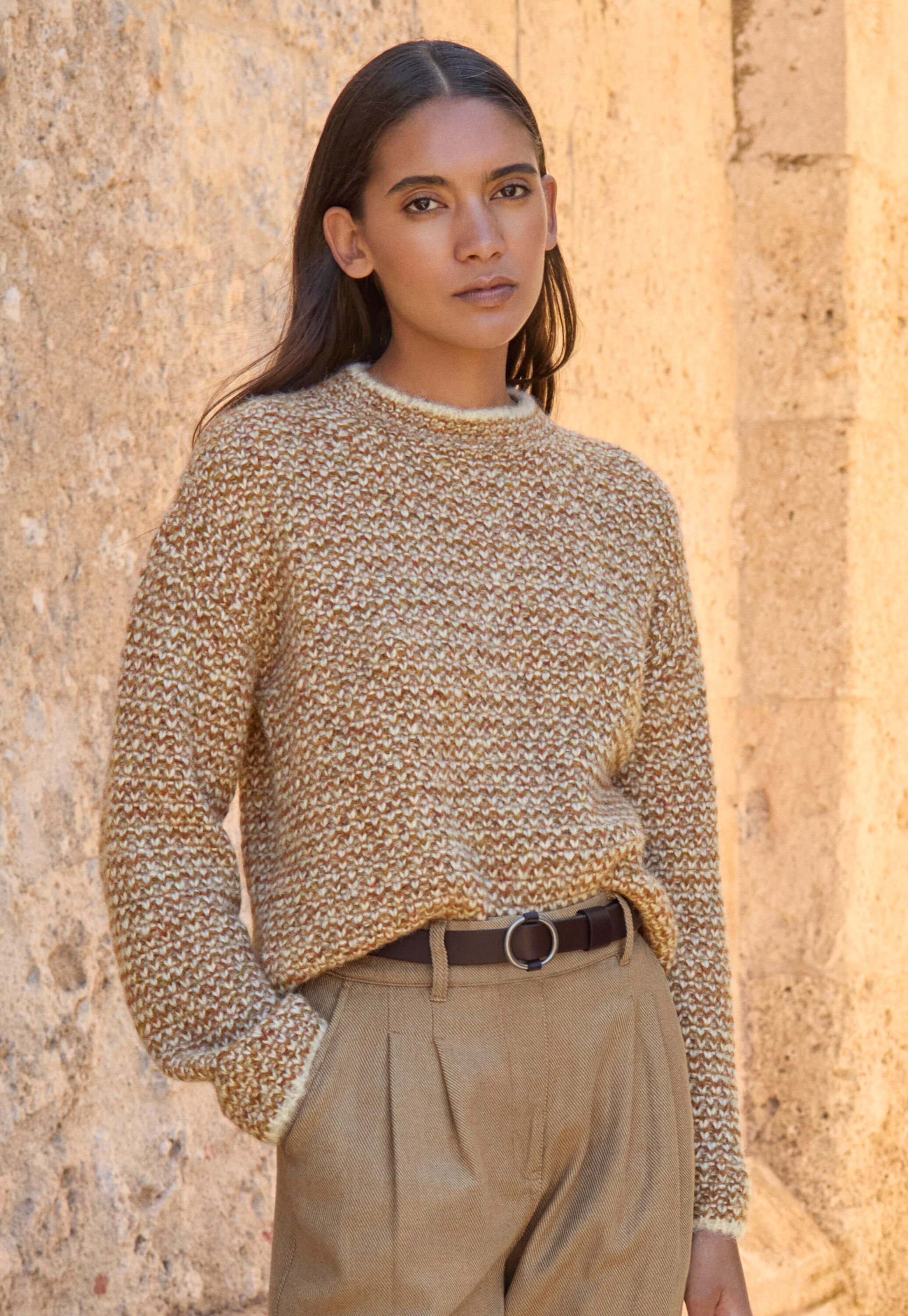 Round-neck sweater