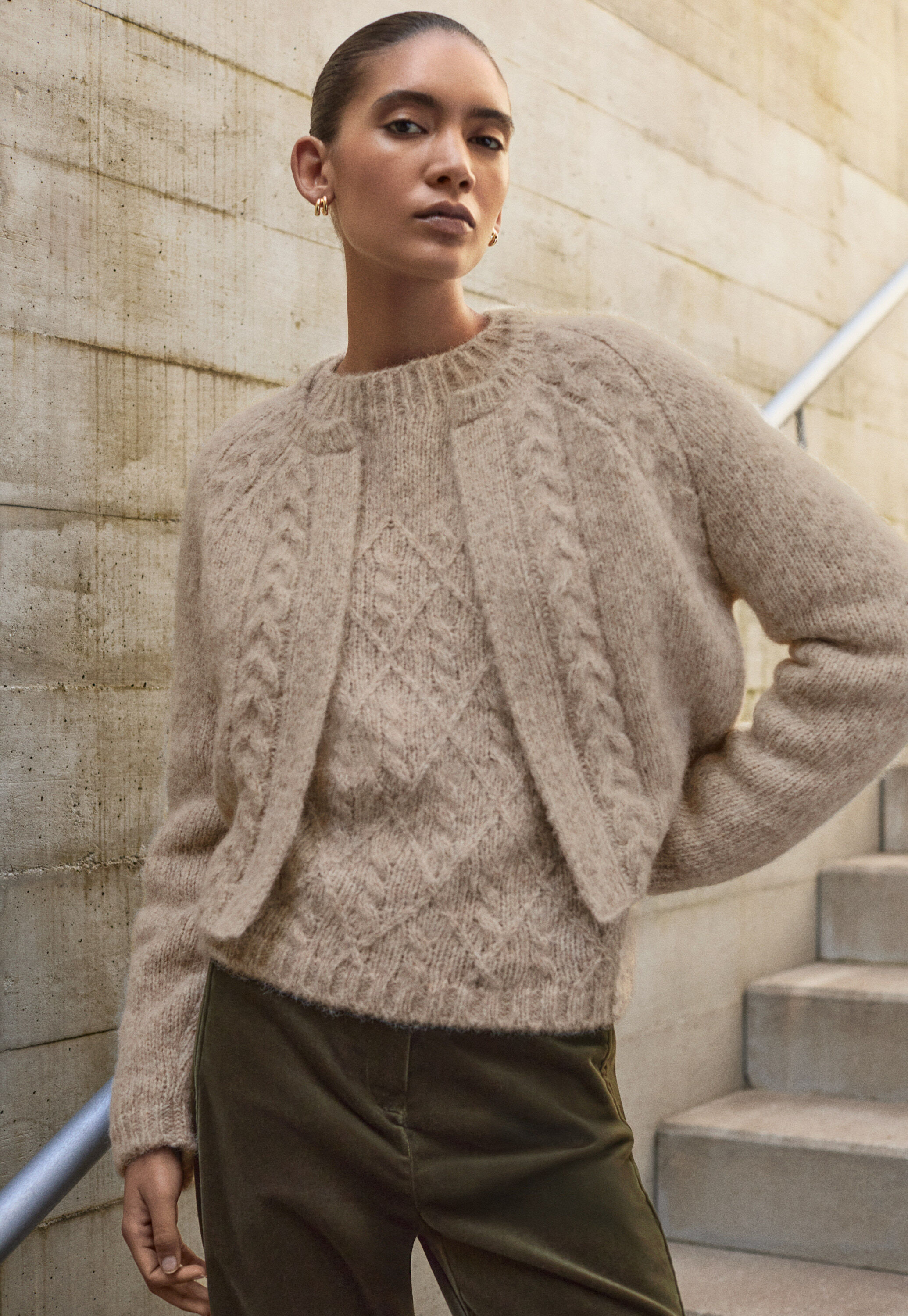 Round-neck sweater