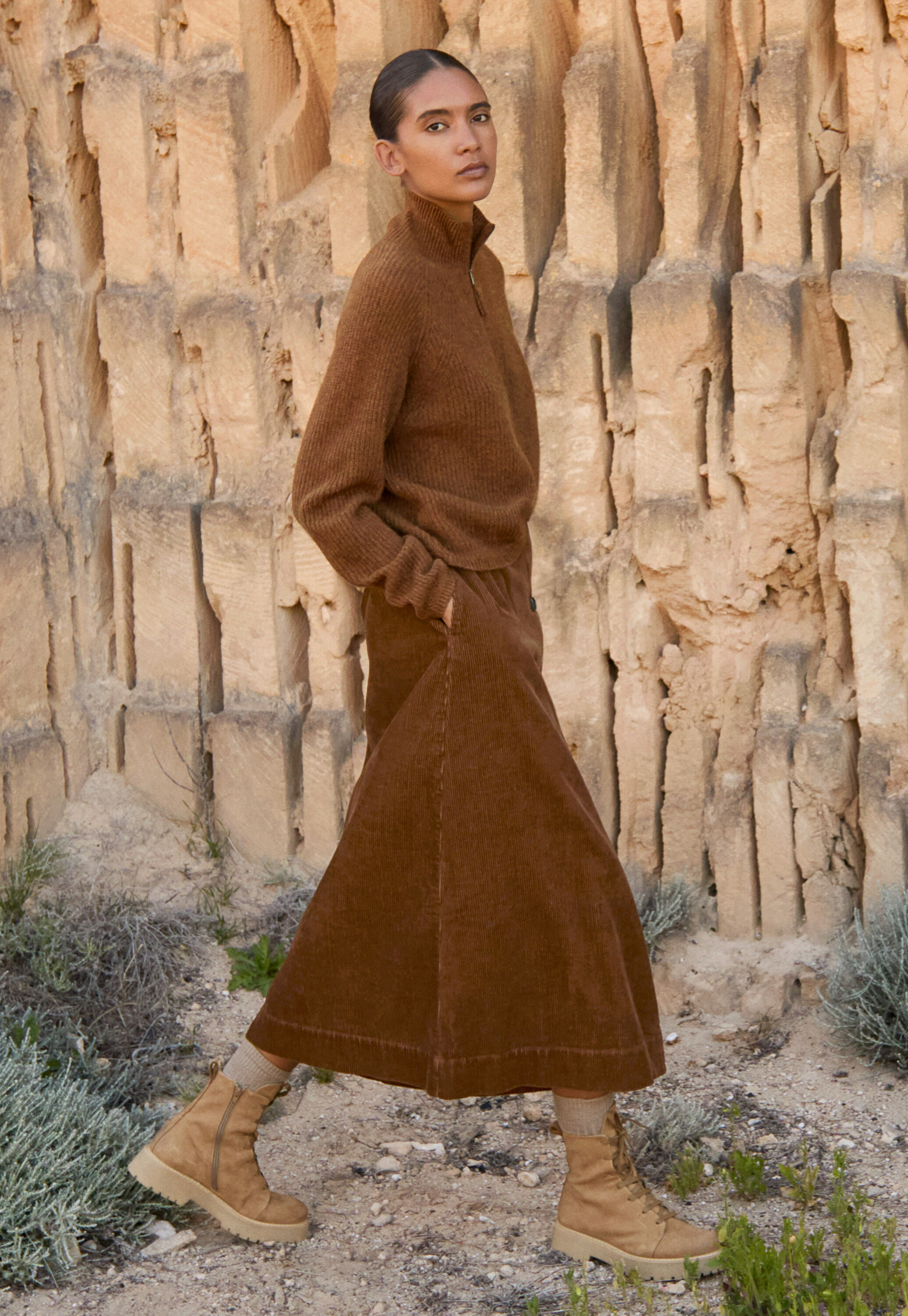 Wrap over skirt