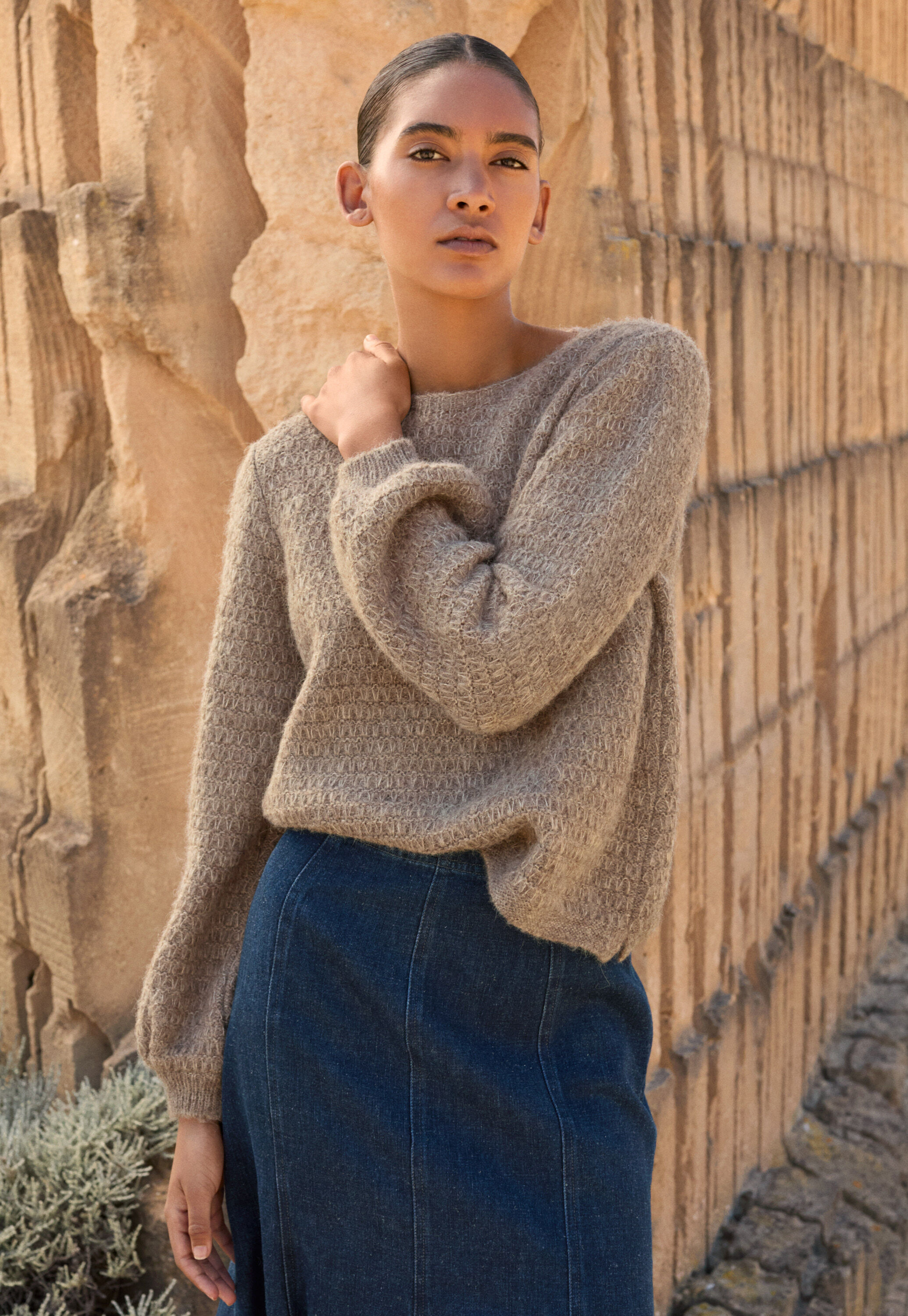 Round-neck sweater