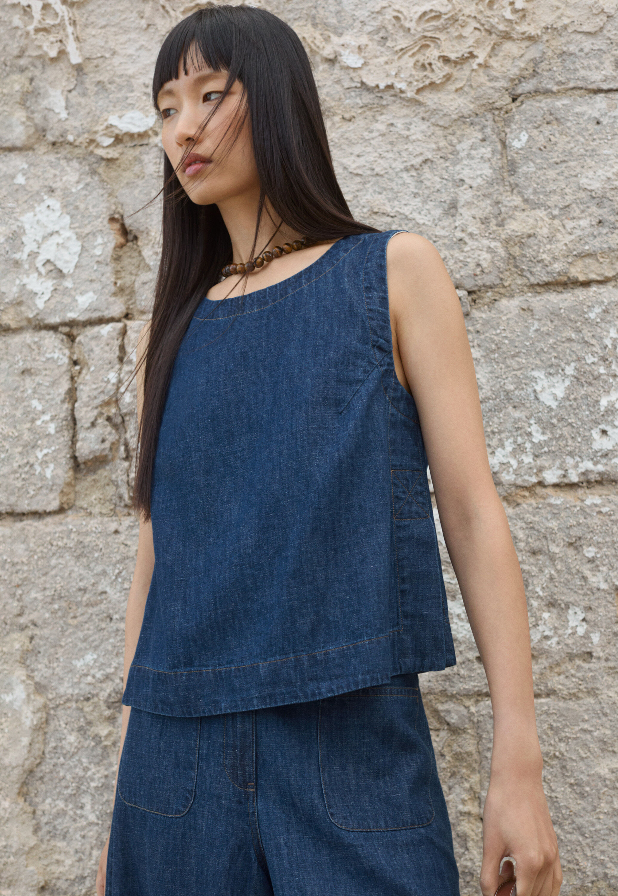 Button-through dress