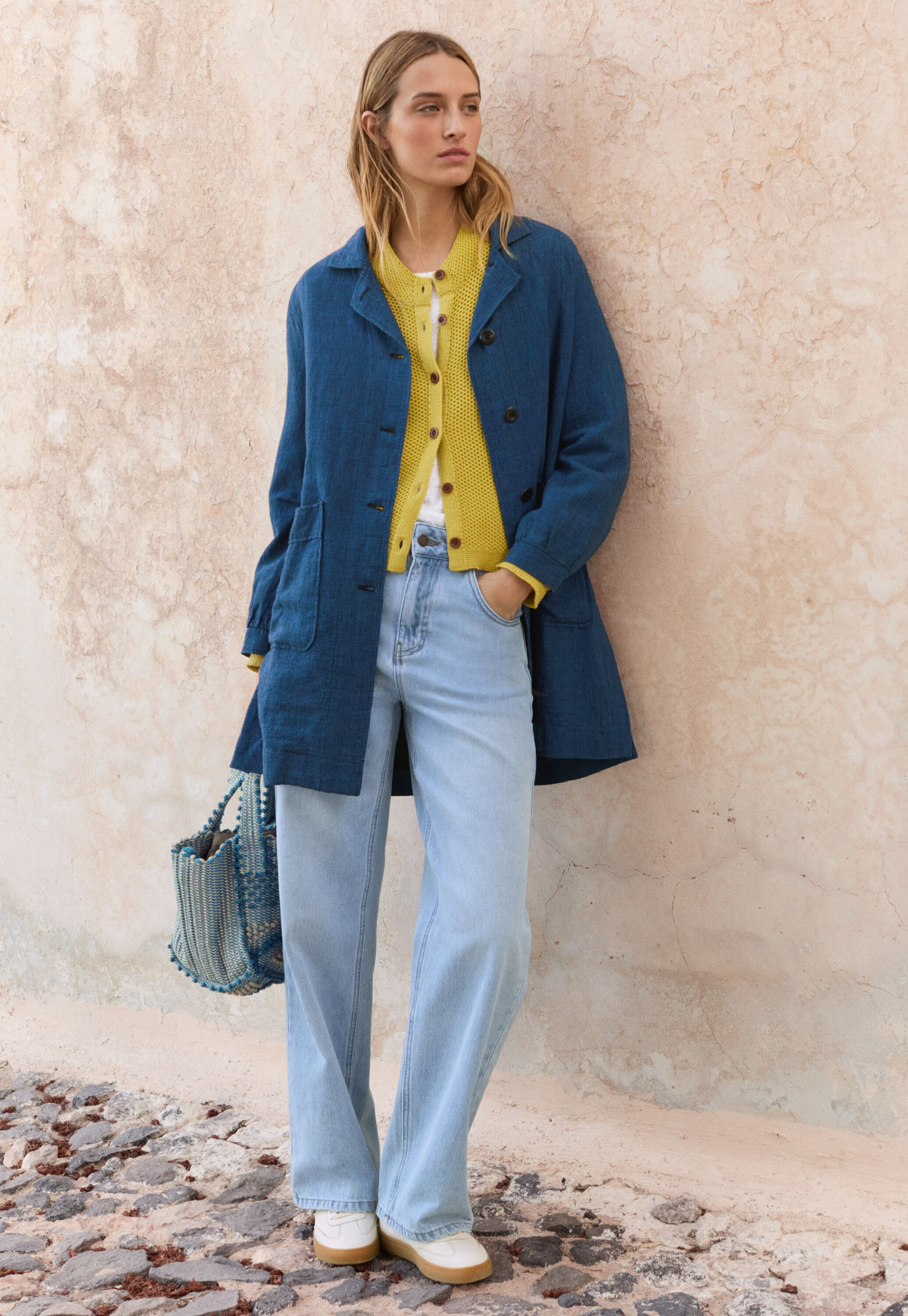 Hand-knitted cardigan