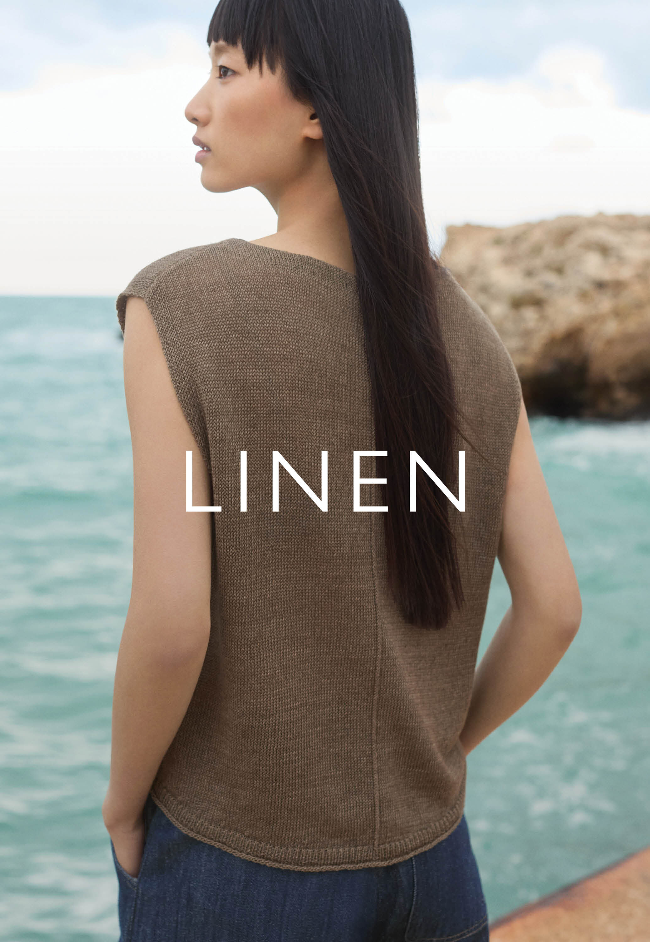 Hand-knitted cardigan