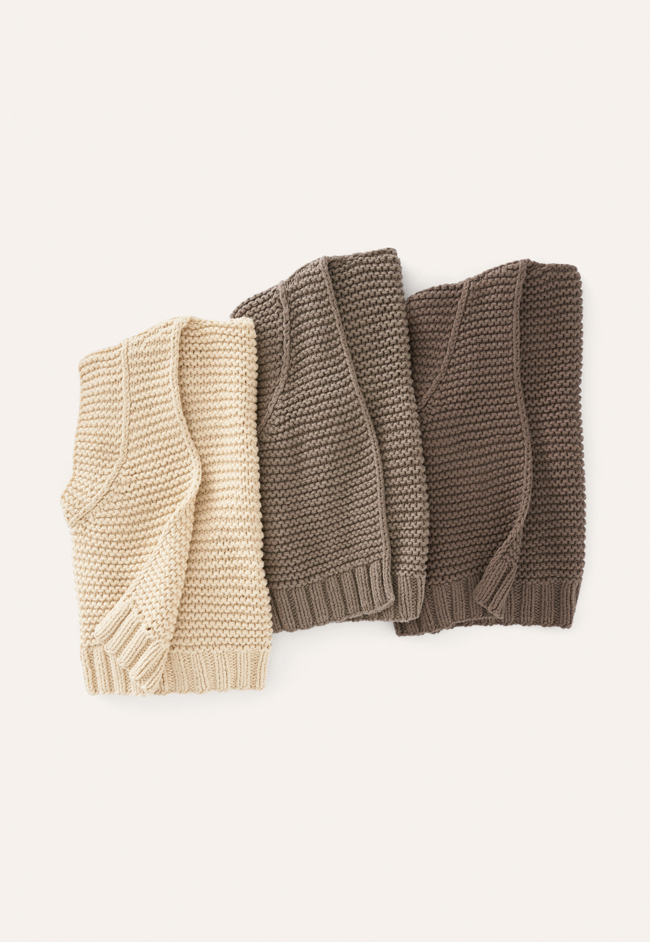 Hand-knitted cardigan