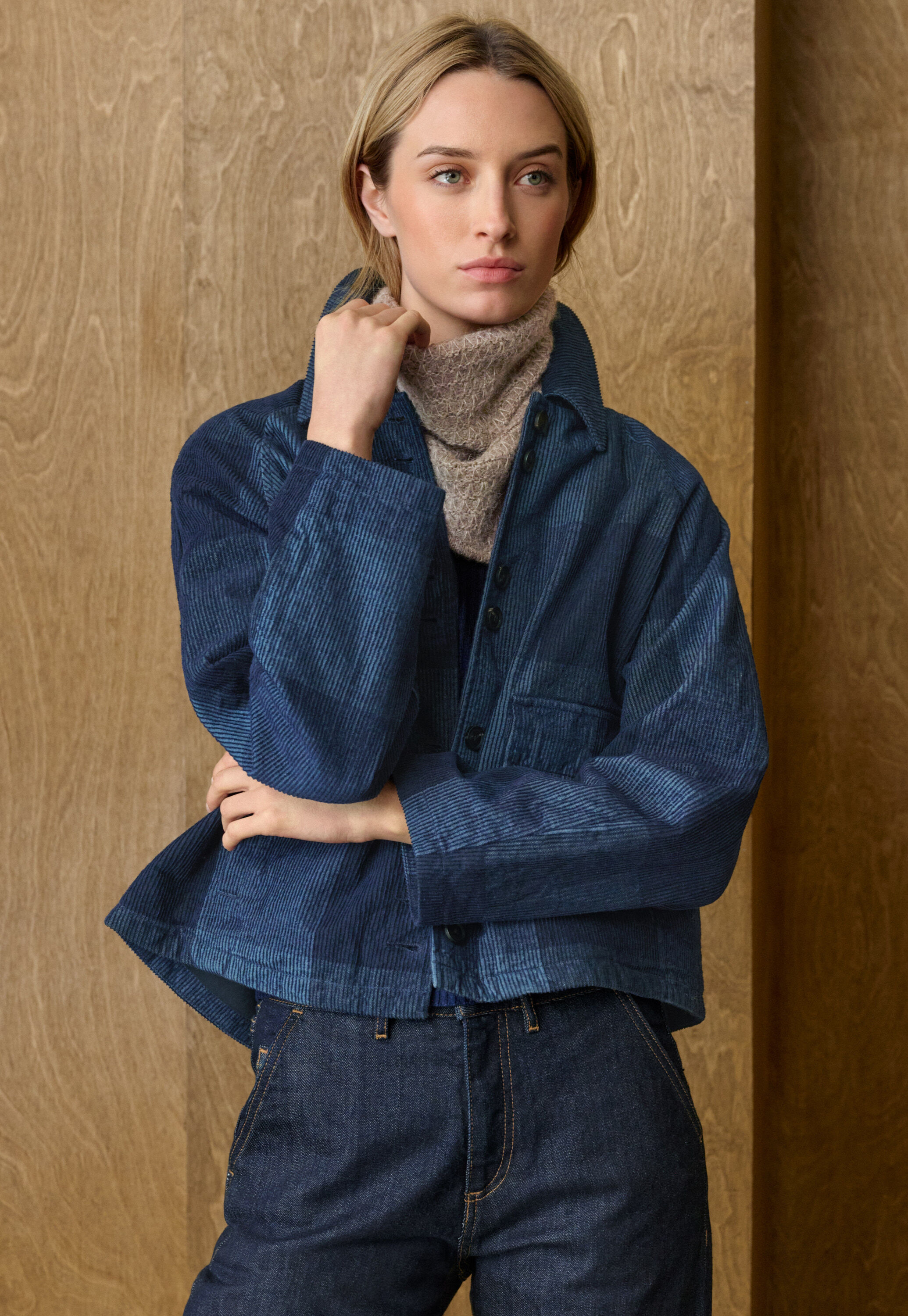 Checked jacket
