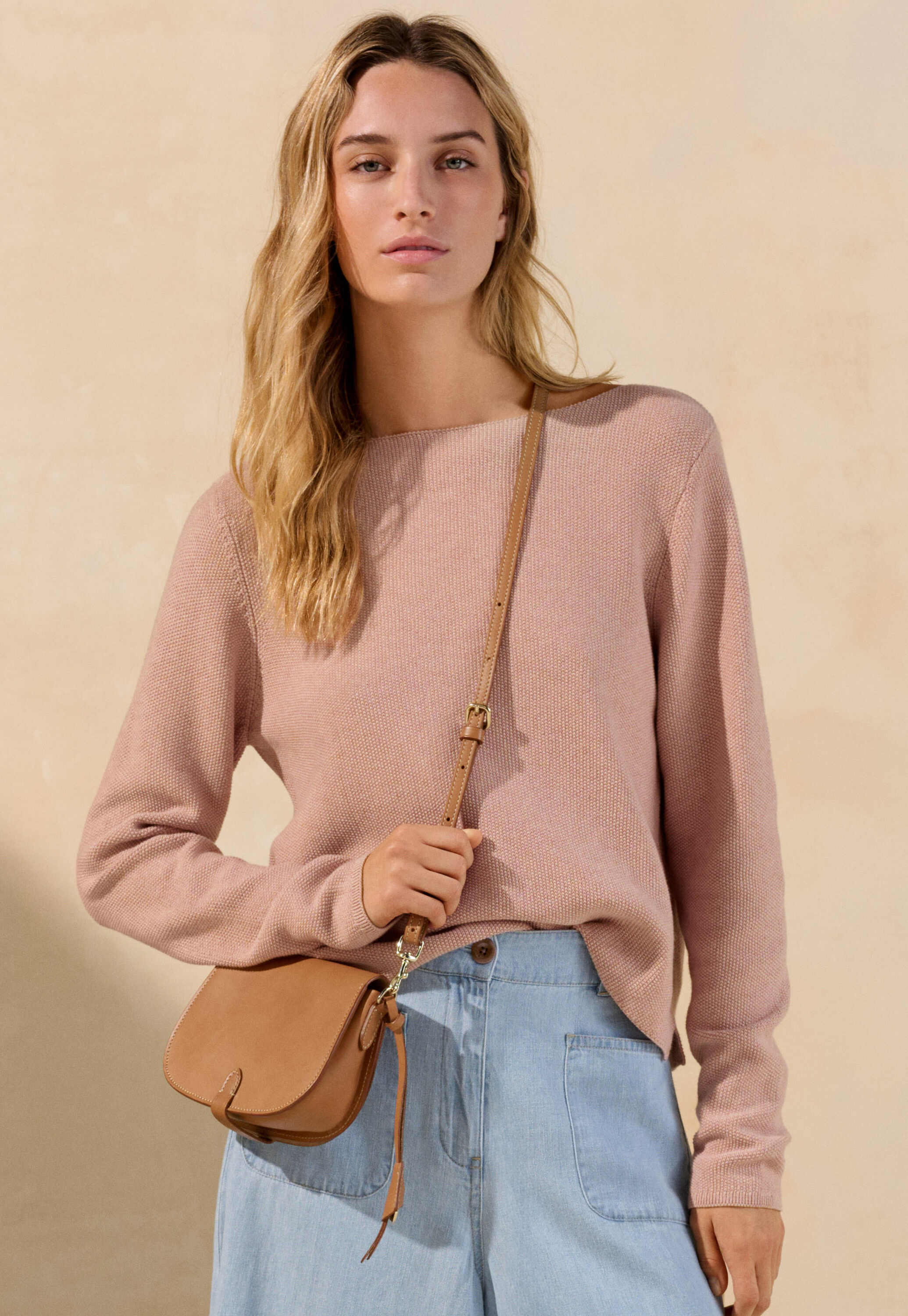 Hand-knitted cardigan
