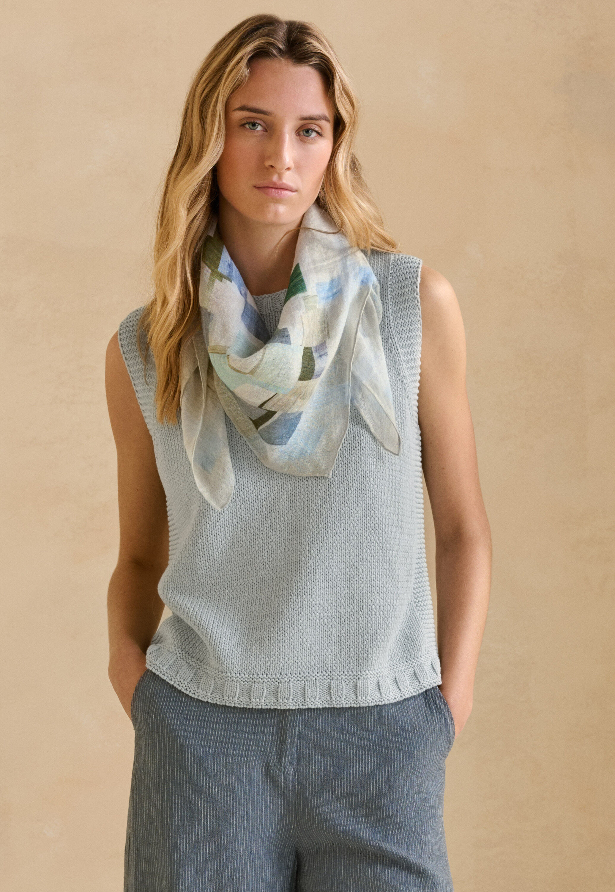 Hand-knitted cardigan