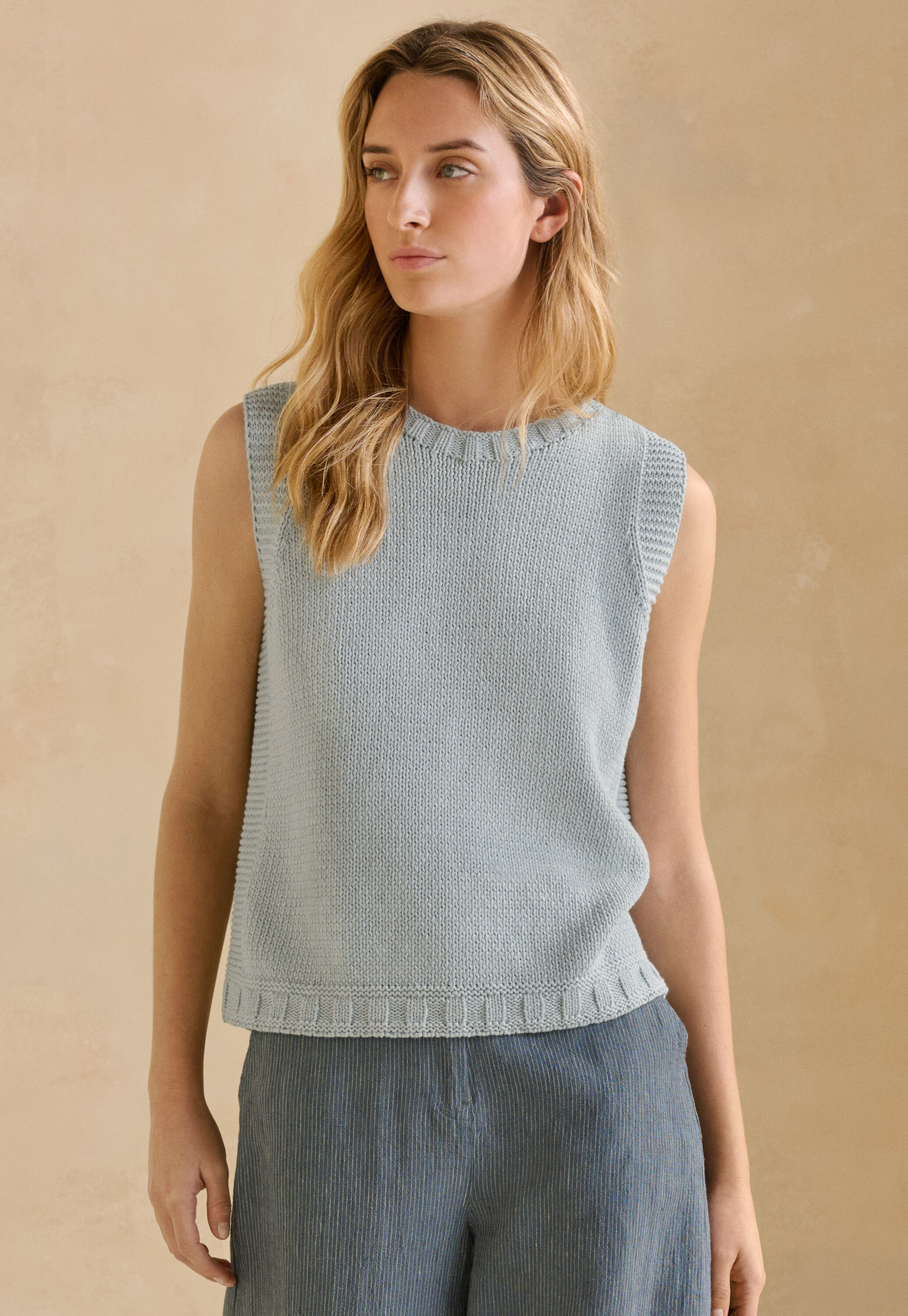 Hand-knitted cardigan