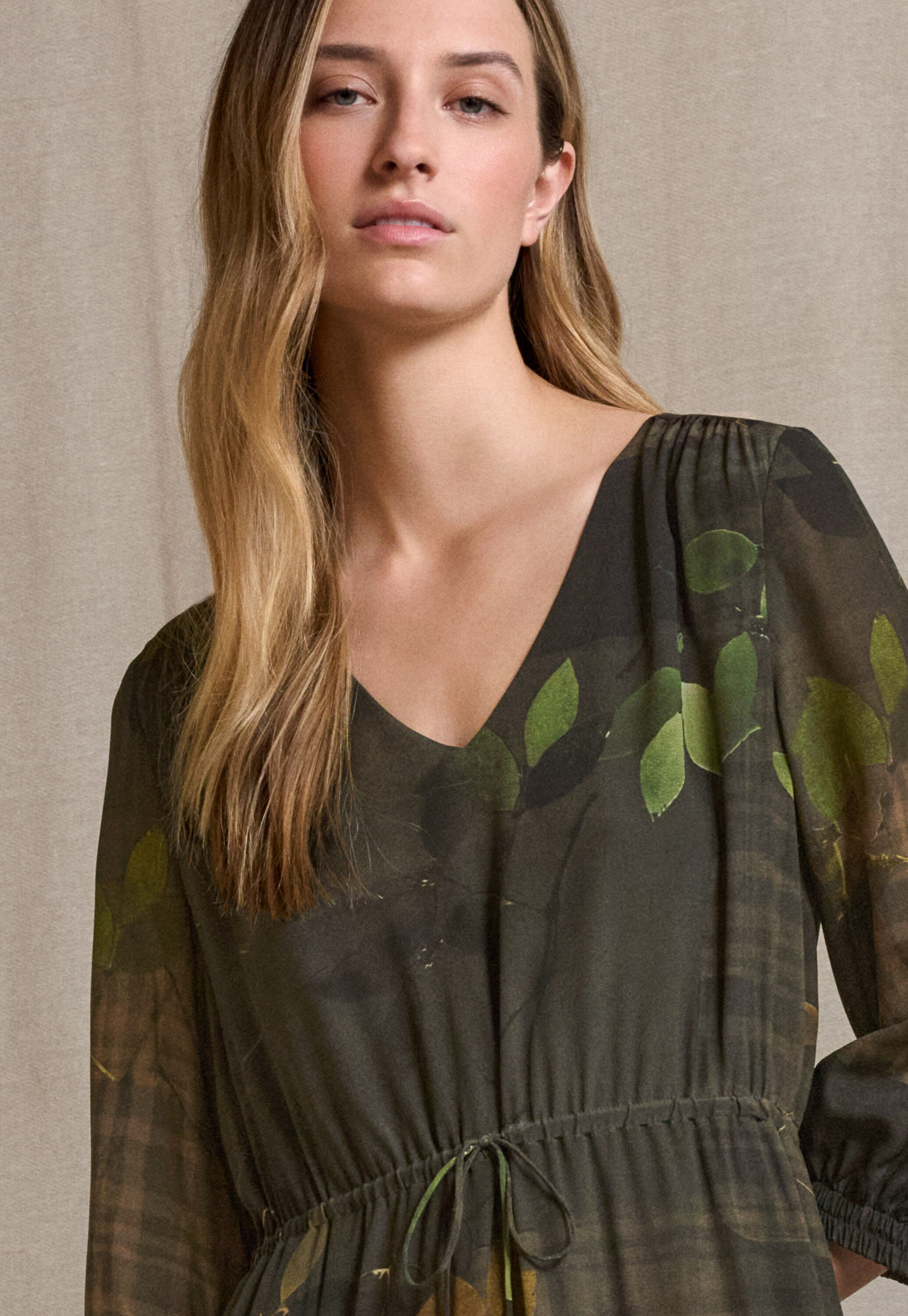 Patch pocket blouse