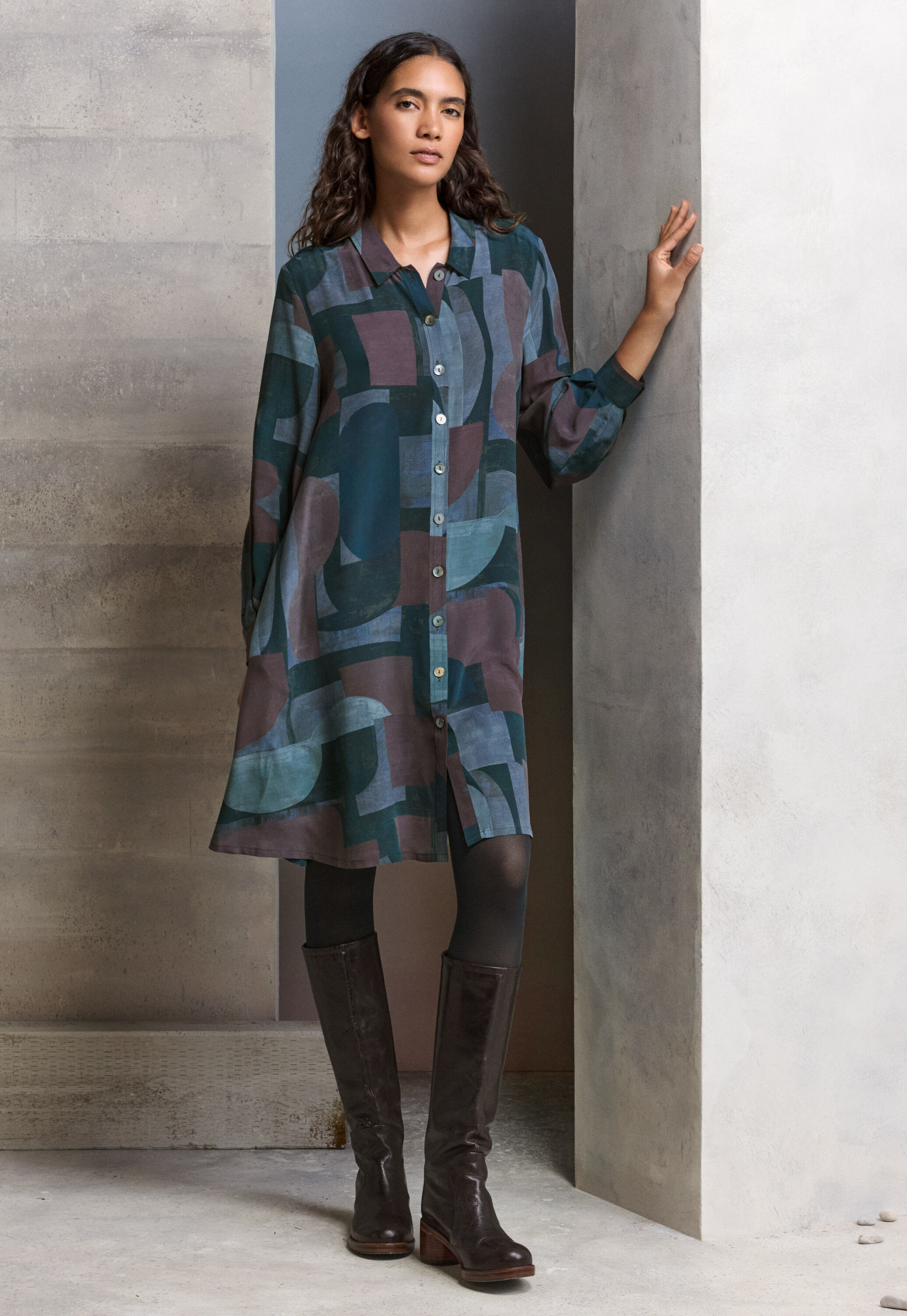 Patch pocket blouse