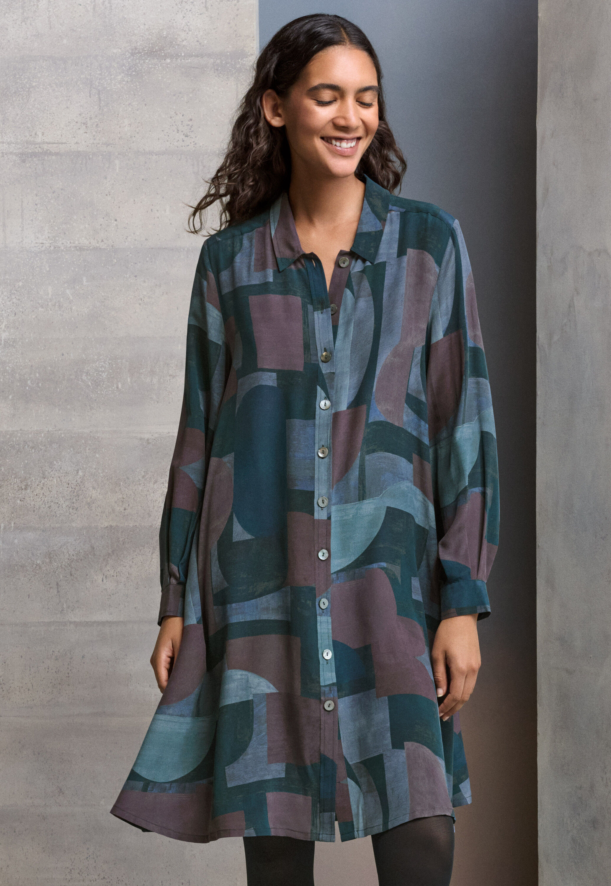 Patch pocket blouse