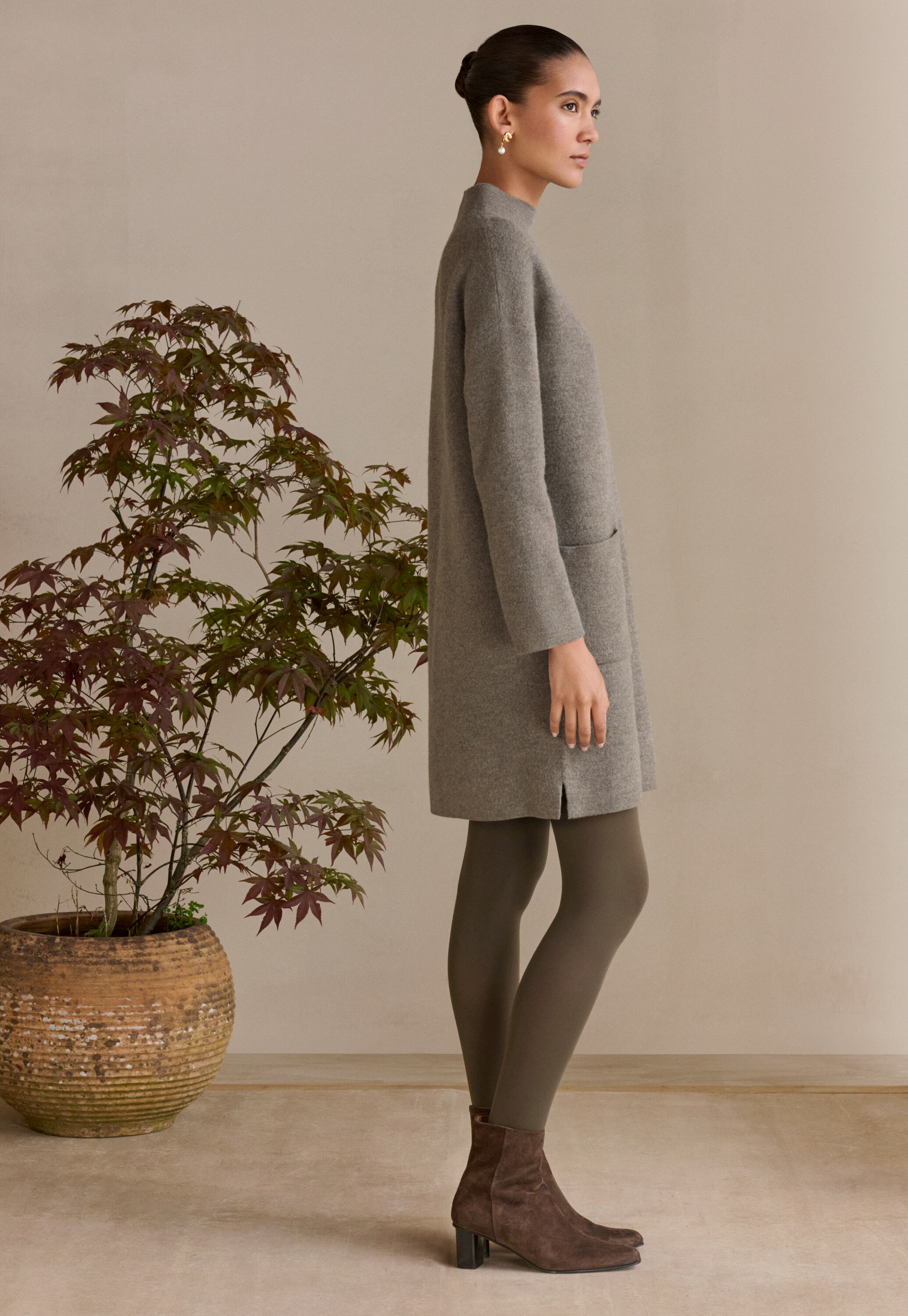 Patch-pocket dress