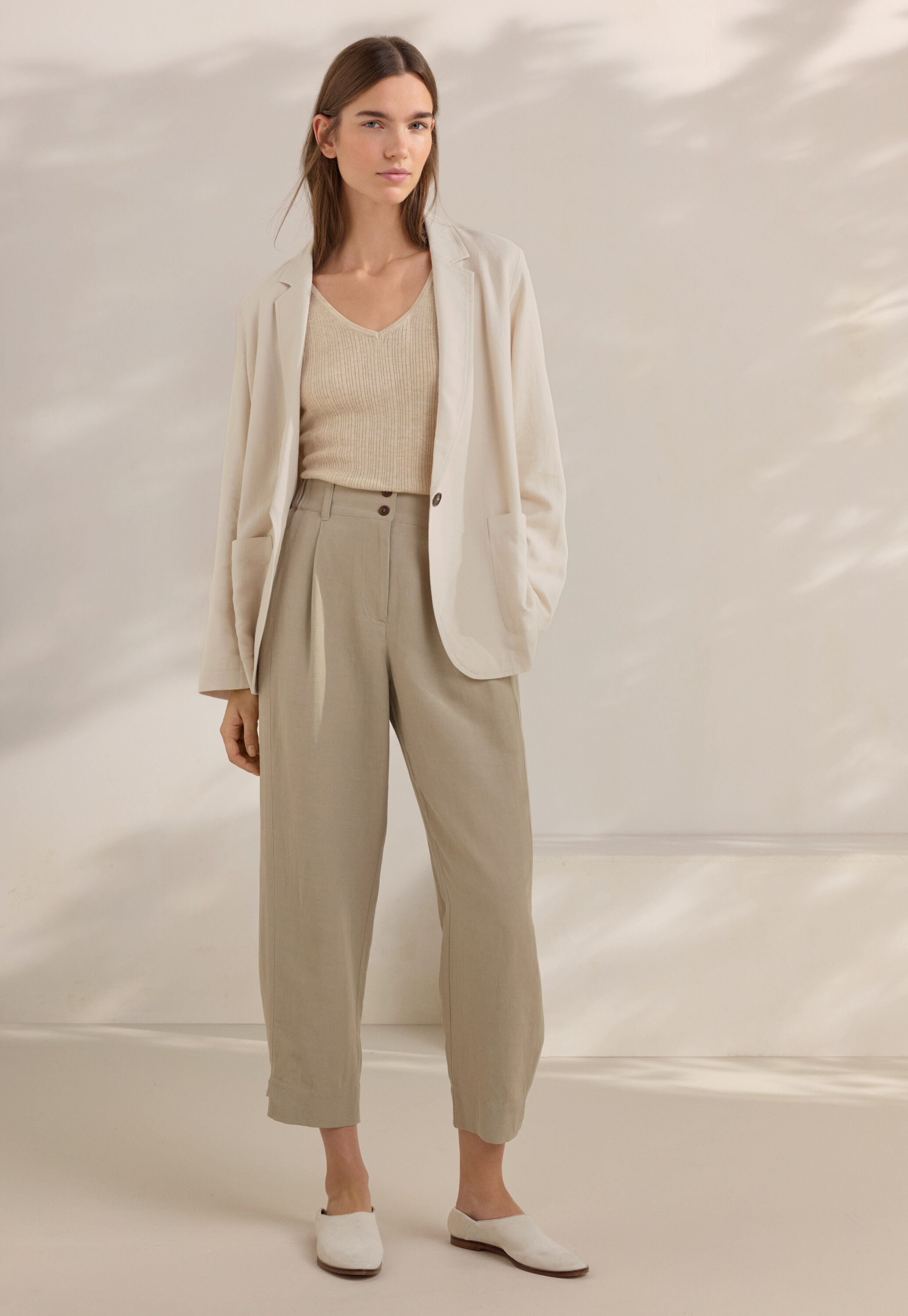 Patch-pocket blazer
