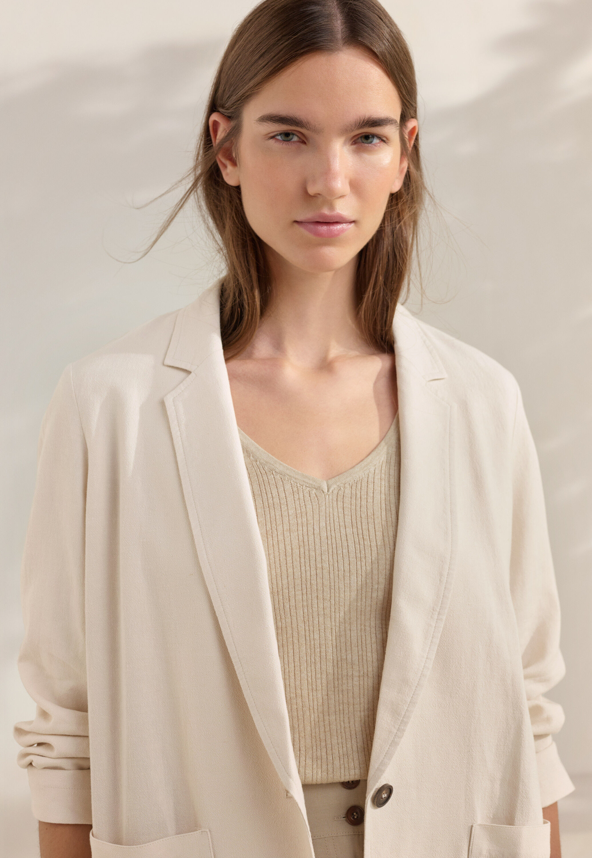 Patch-pocket blazer